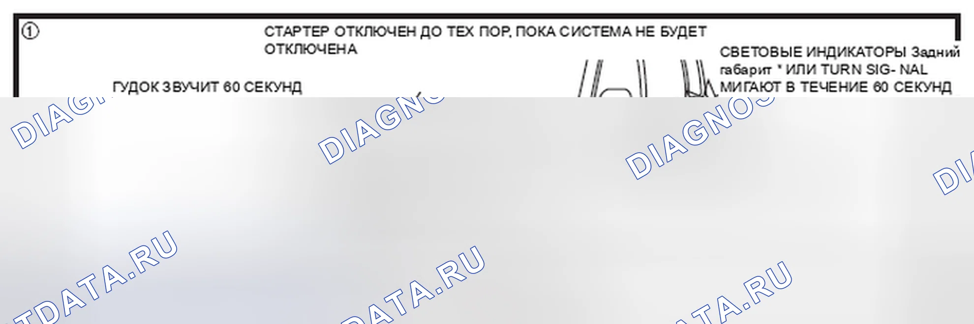Рис. 286: Обычная тревога (1). Kia Sorento I