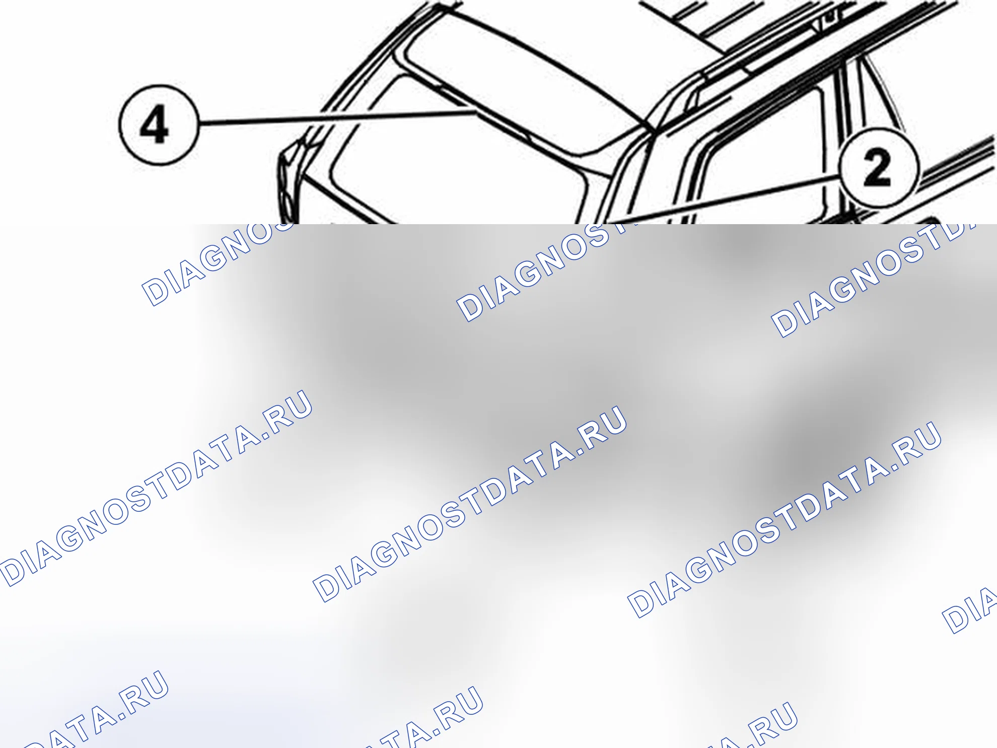 Рис. 9: Внешнее освещение, заднее. Volvo V70 II