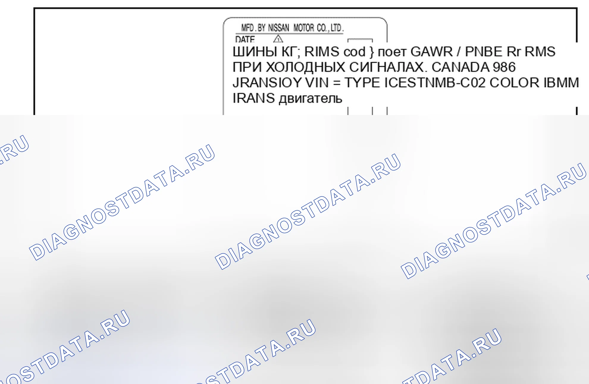 Рис. 29: Ярлык сертификации CMVSS. BMW 4 серия F32/F33 рестайлинг