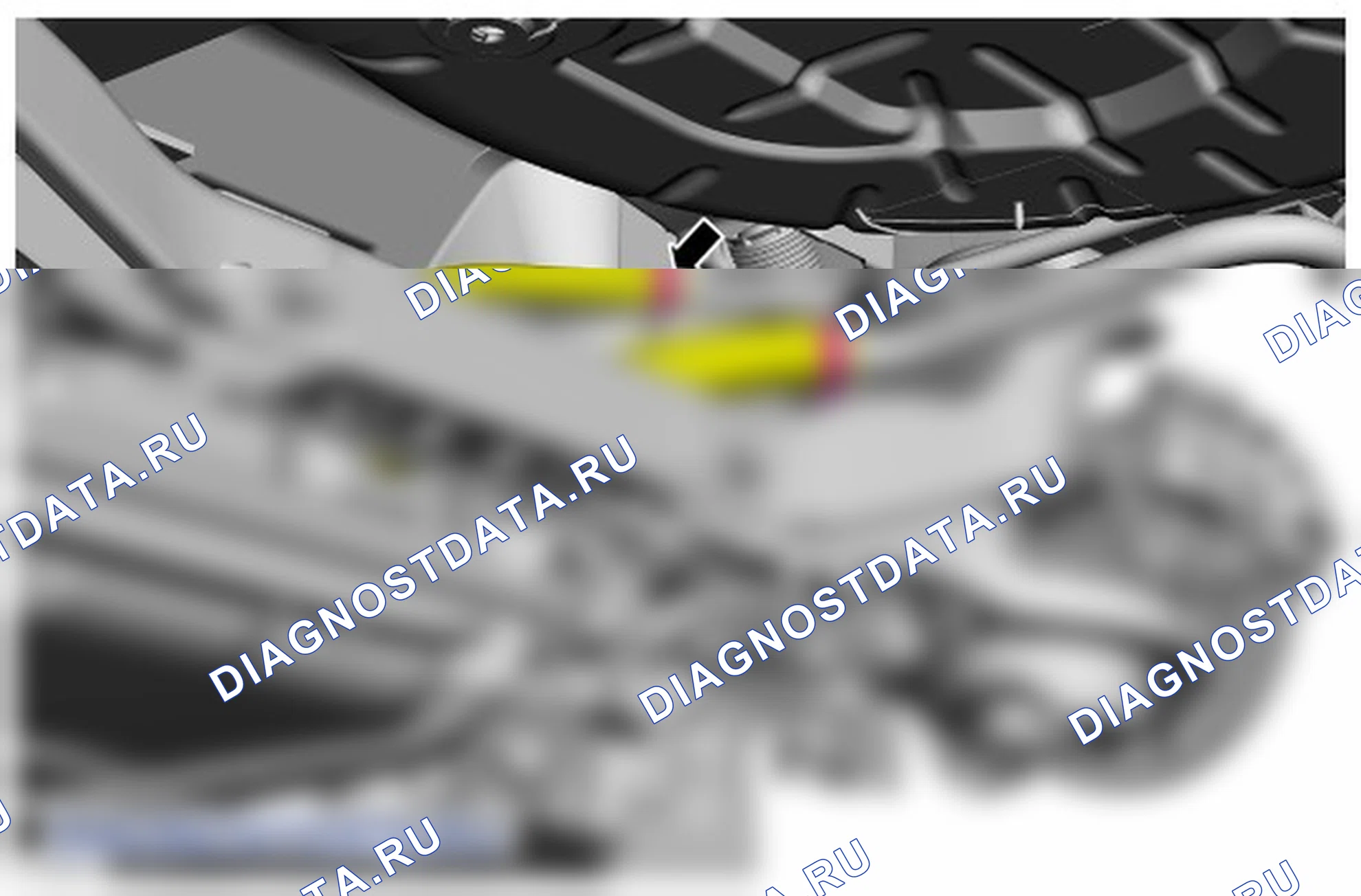 Как снять и установить заливной патрубок топливного бака. Ford Grand C-MAX II рестайлинг
