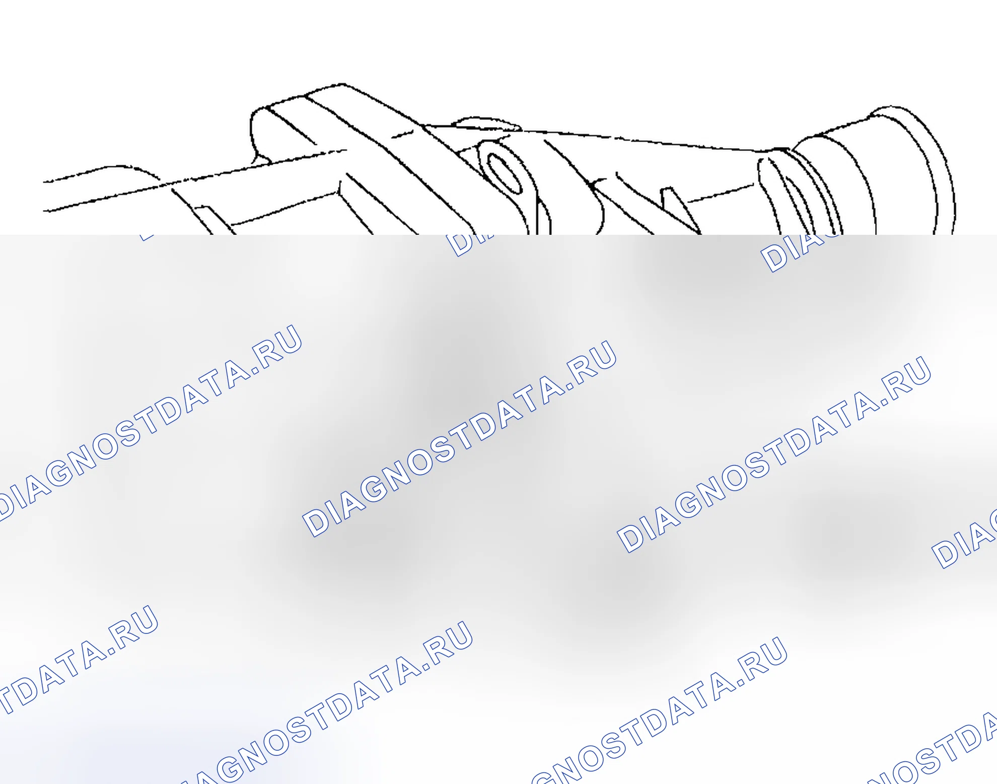 Рис. 540: Идентификация нажимной испытательной заглушки муфты передачи. Subaru Impreza GD/GC/GG
