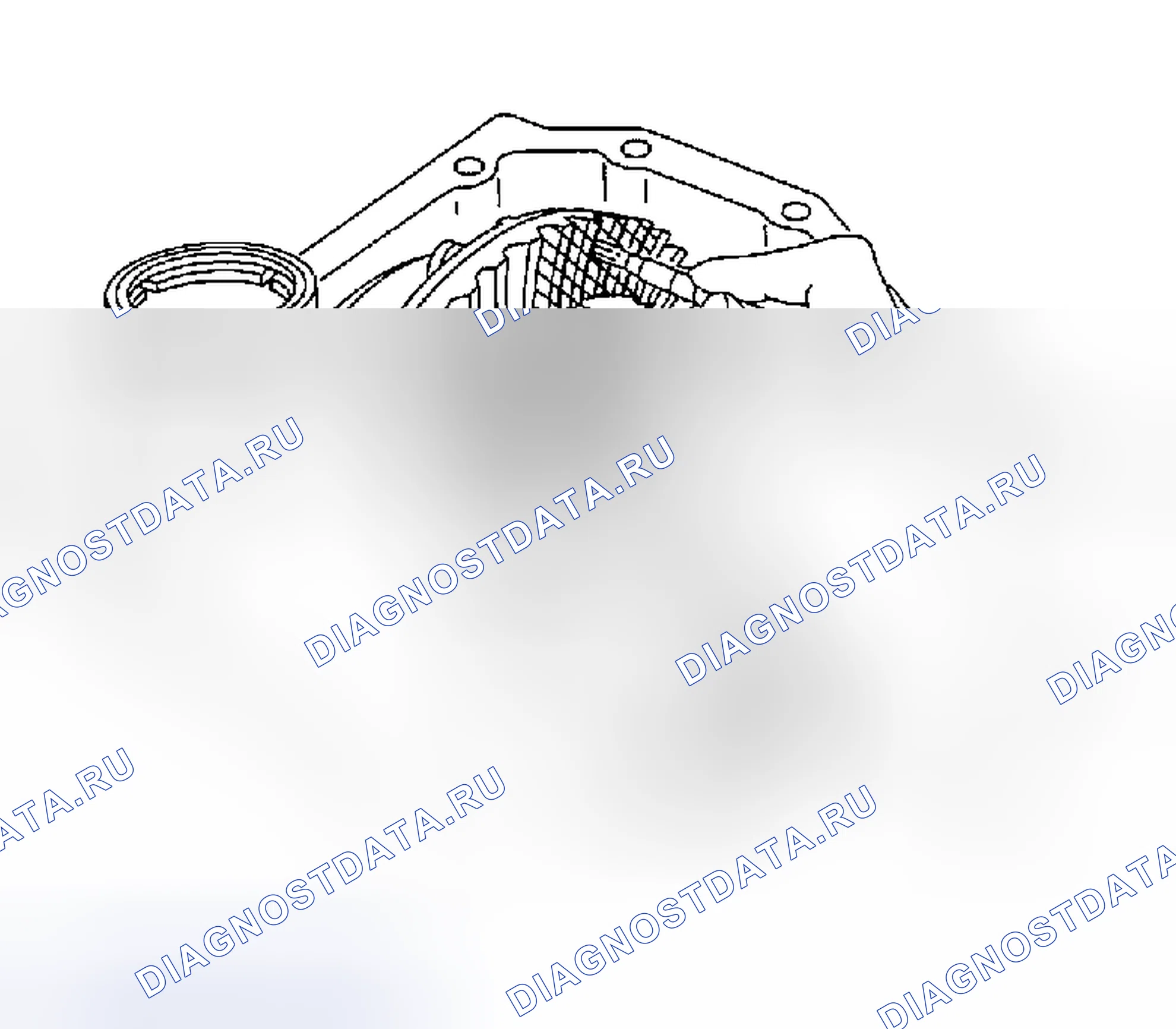 Рис. 69: ЗУБЧАТЫЙ КОНТАКТ. Honda Odyssey (North America) I