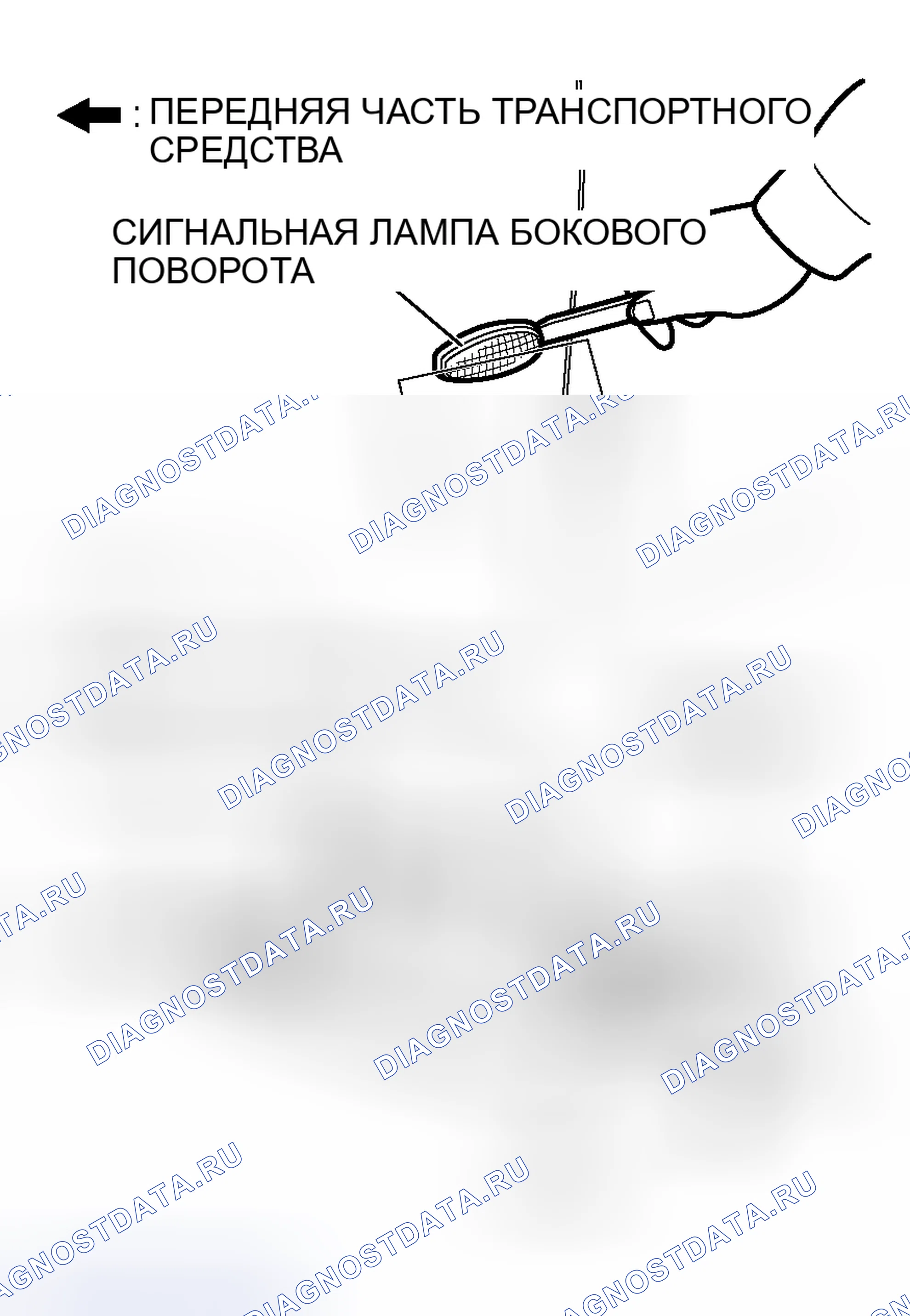 Рис. 8: < > СНЯТИЕ СВЕТОФОРА БОКОВОГО РАЗВОРОТА. Mitsubishi Outlander I