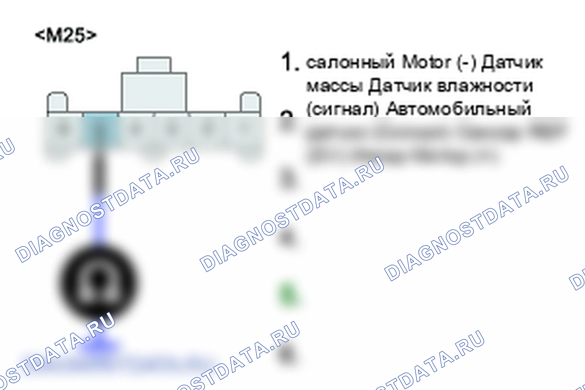 B1200: Датчик влажности открыт (высокий уровень). Hyundai Santa Fe CM
