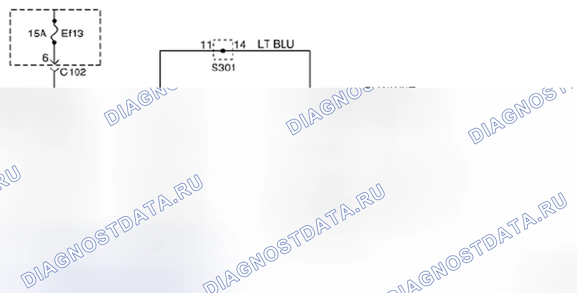 Рис. 23: расшифровка кода ошибки C0161: неисправность цепи тормозного переключателя ABS. Suzuki Reno I