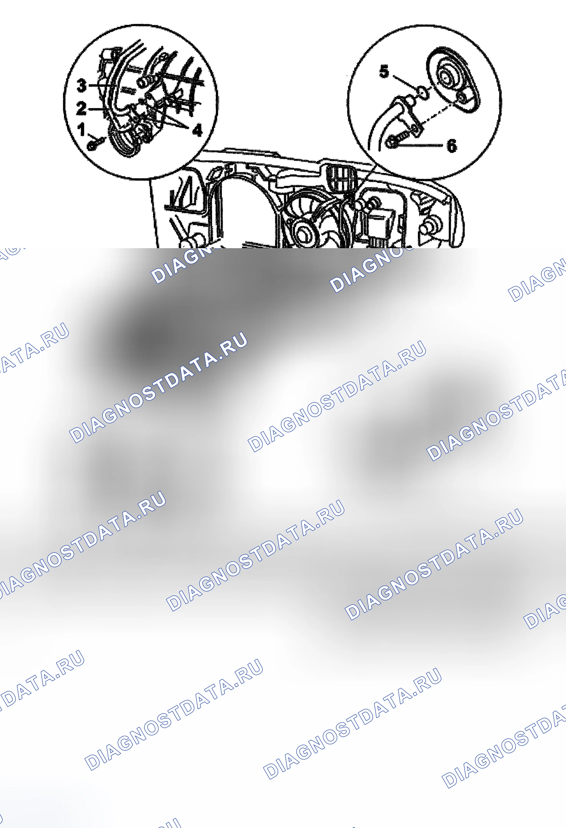 Рис. 4: Демонтаж и монтаж (A4 с 2.8L). Audi S4 B5