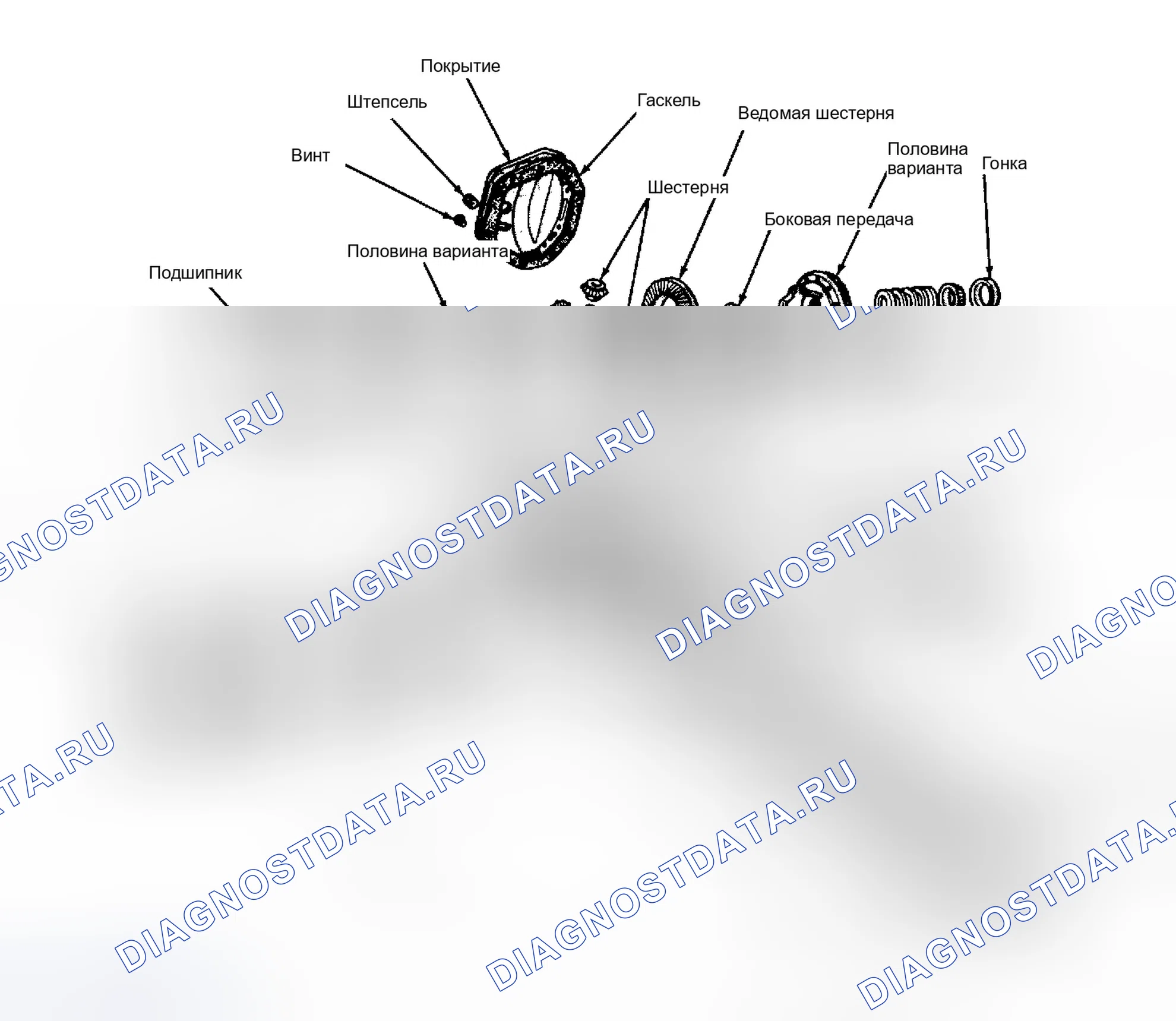 Рис. 8: Разборка. Dodge Cab & Chassis Dakota 