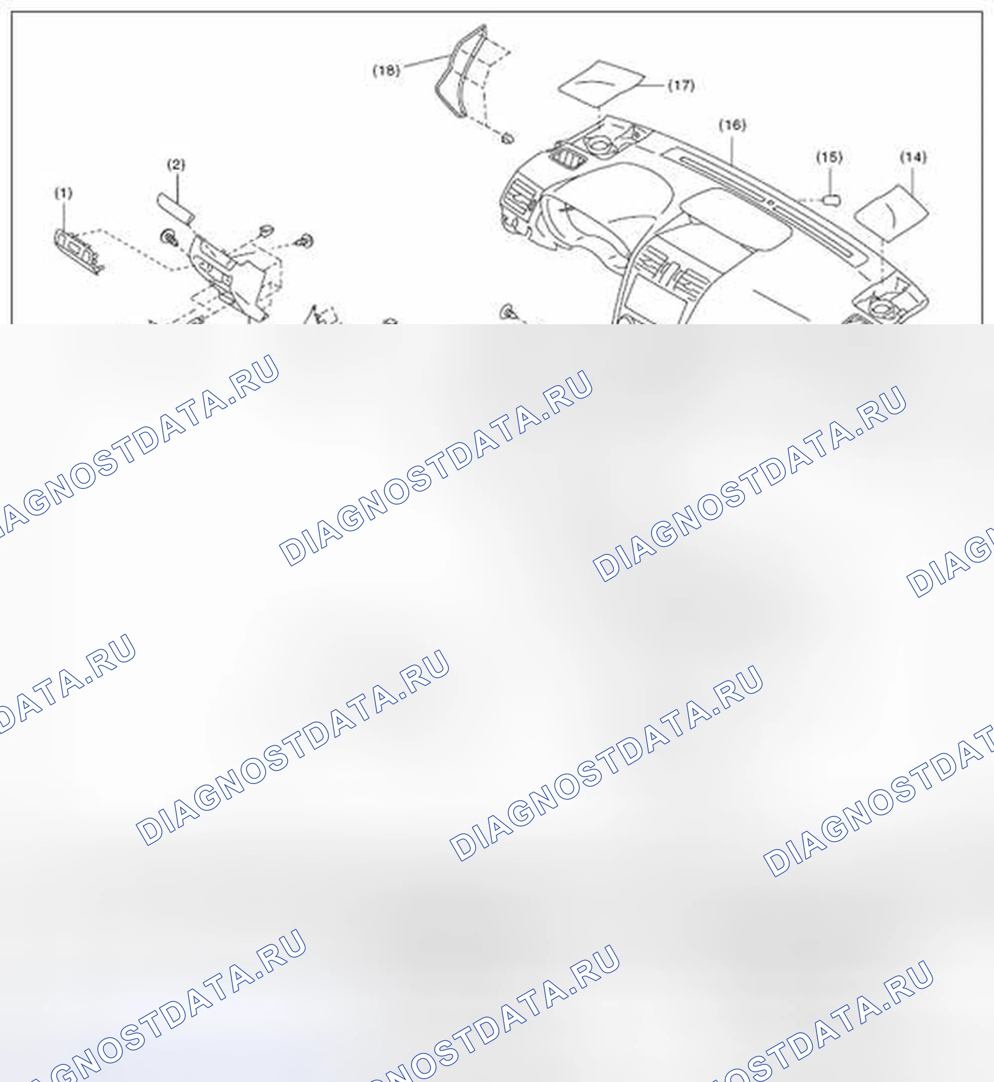 Рис. 118: ПАНЕЛЬ ПРИБОРОВ. Subaru Forester SJ