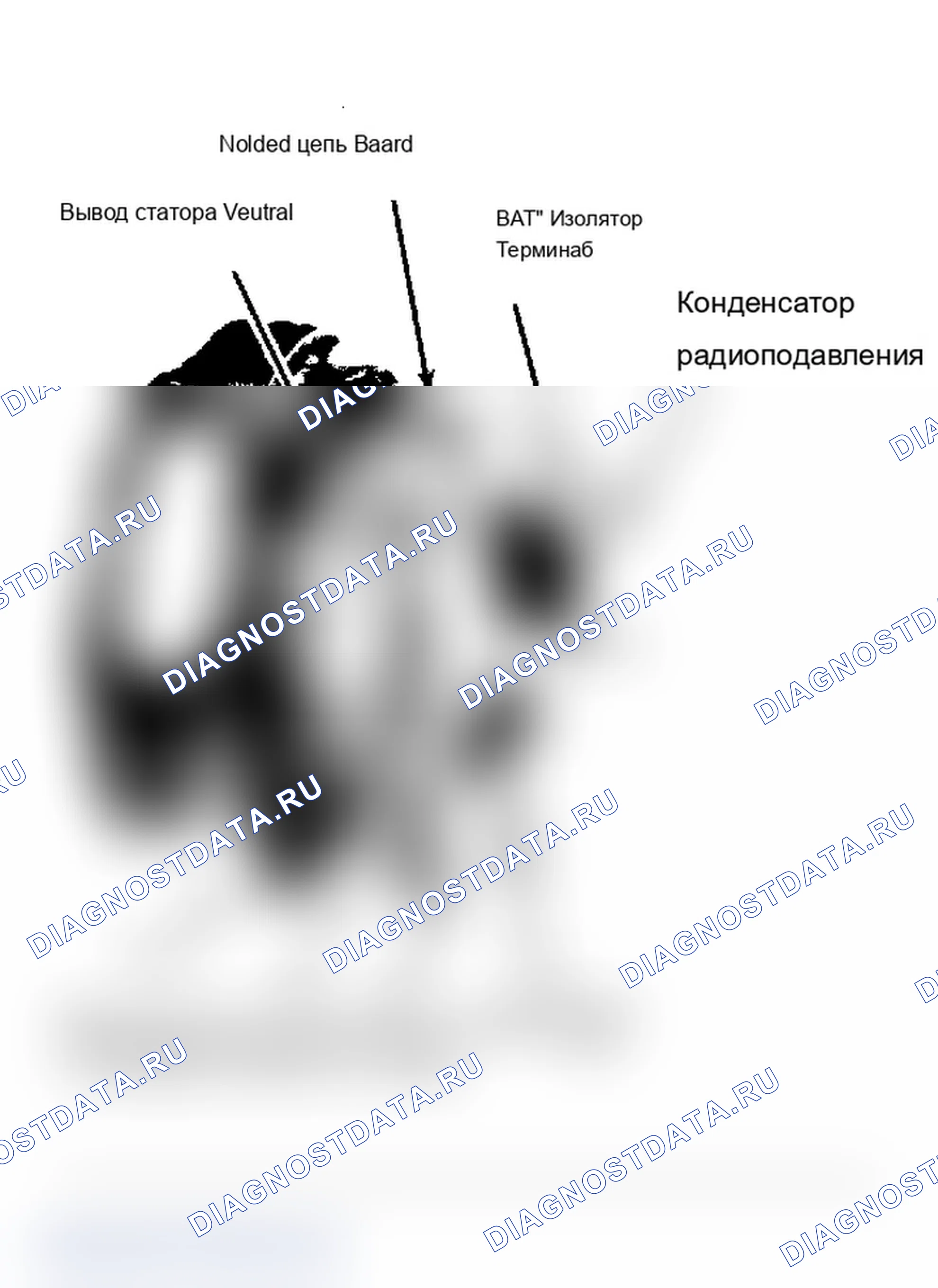 Рис. 2: Соединения выводов на моделях задних клемм Убедитесь, что все соединения герметичны.. Ford Club Wagon E350 