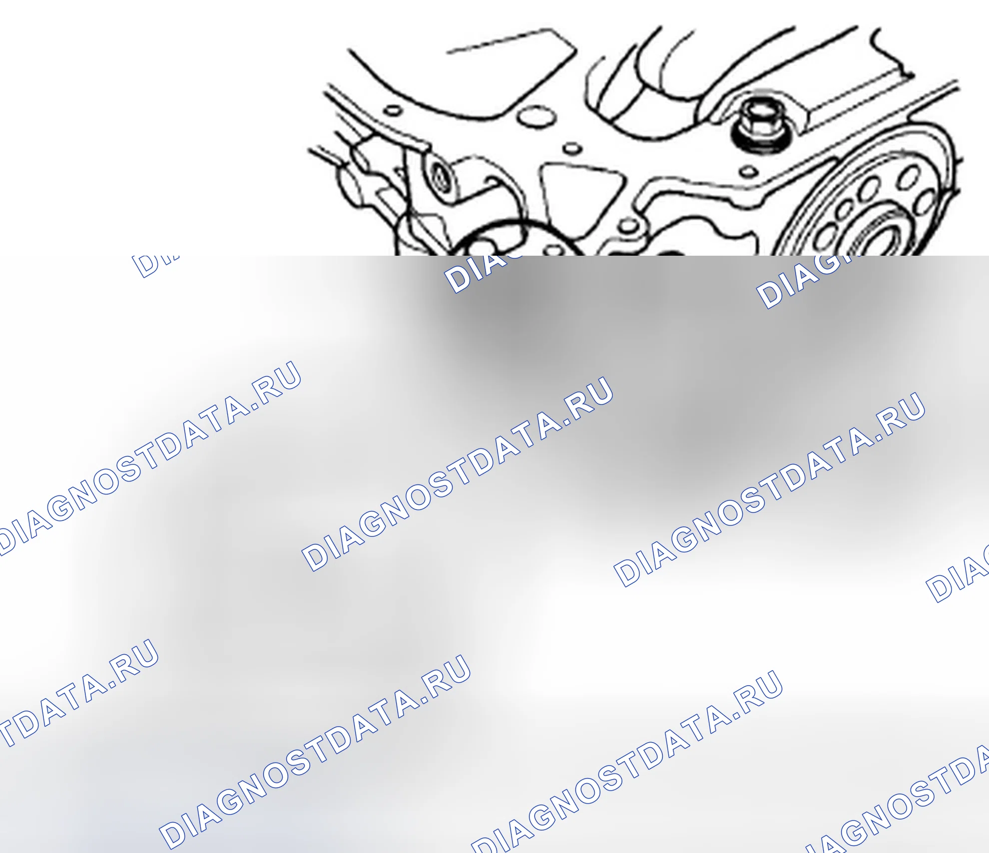 Рис. 307: Выбор основного подшипника. Honda CR-V III