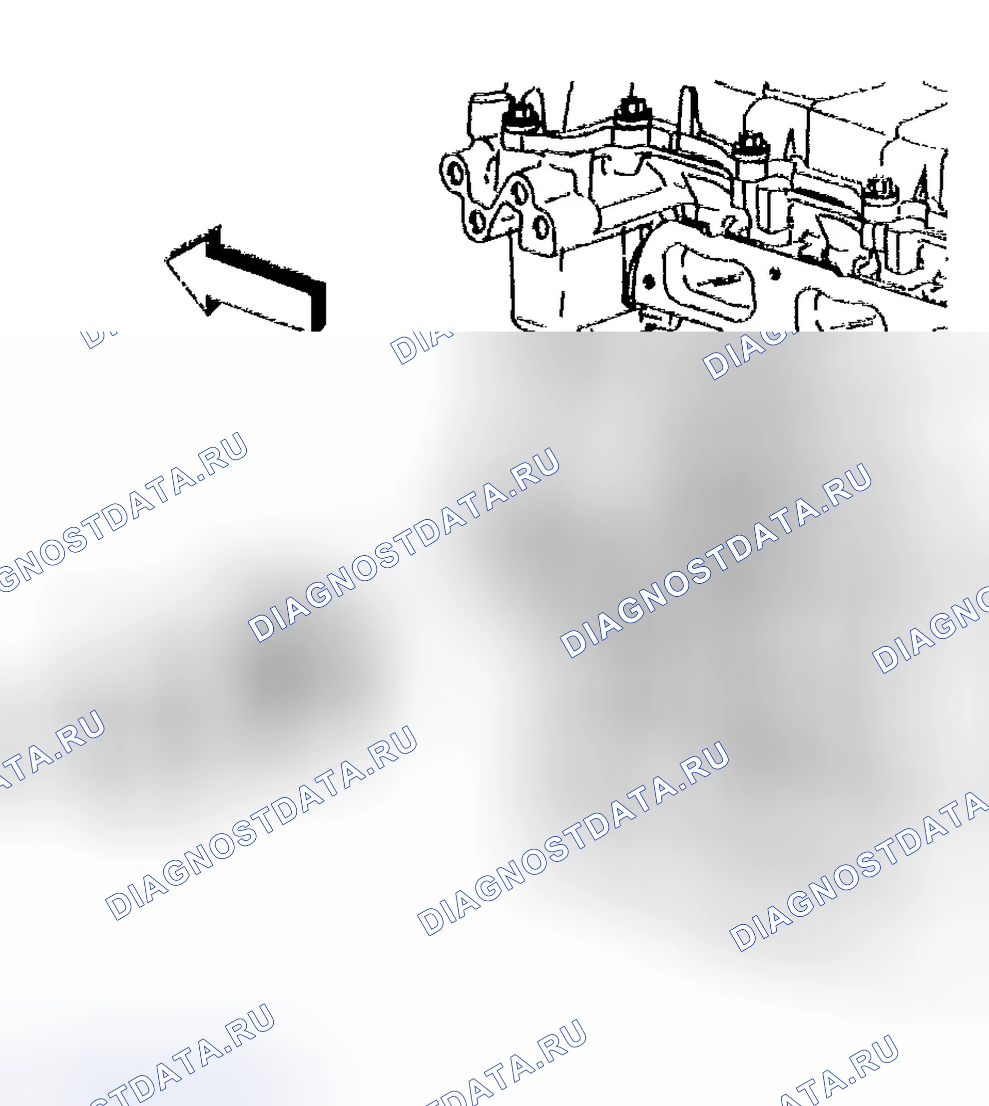 Рис. 1143: Установка корпуса термостата. Chevrolet TrailBlazer I