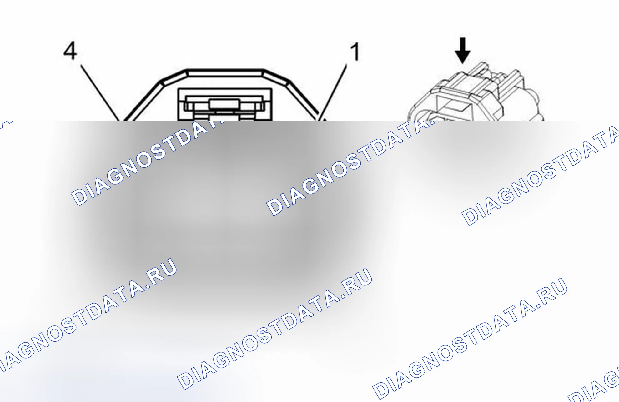 Рис. 471: X442 Привязь к прицепу. Chevrolet Traverse I