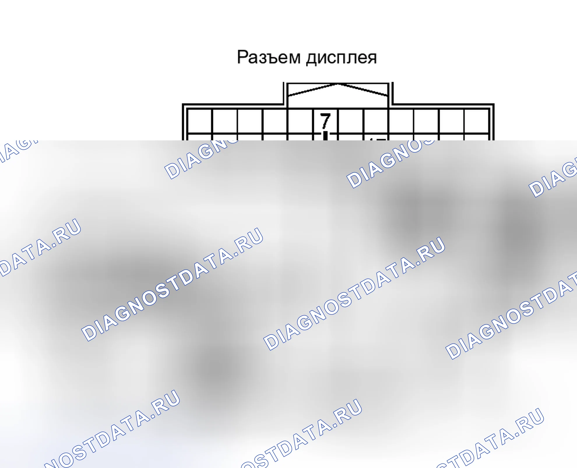 Рис. 230: Цвет изображения RGB не подходит (все экраны выглядят синевато). Honda N-WGN I