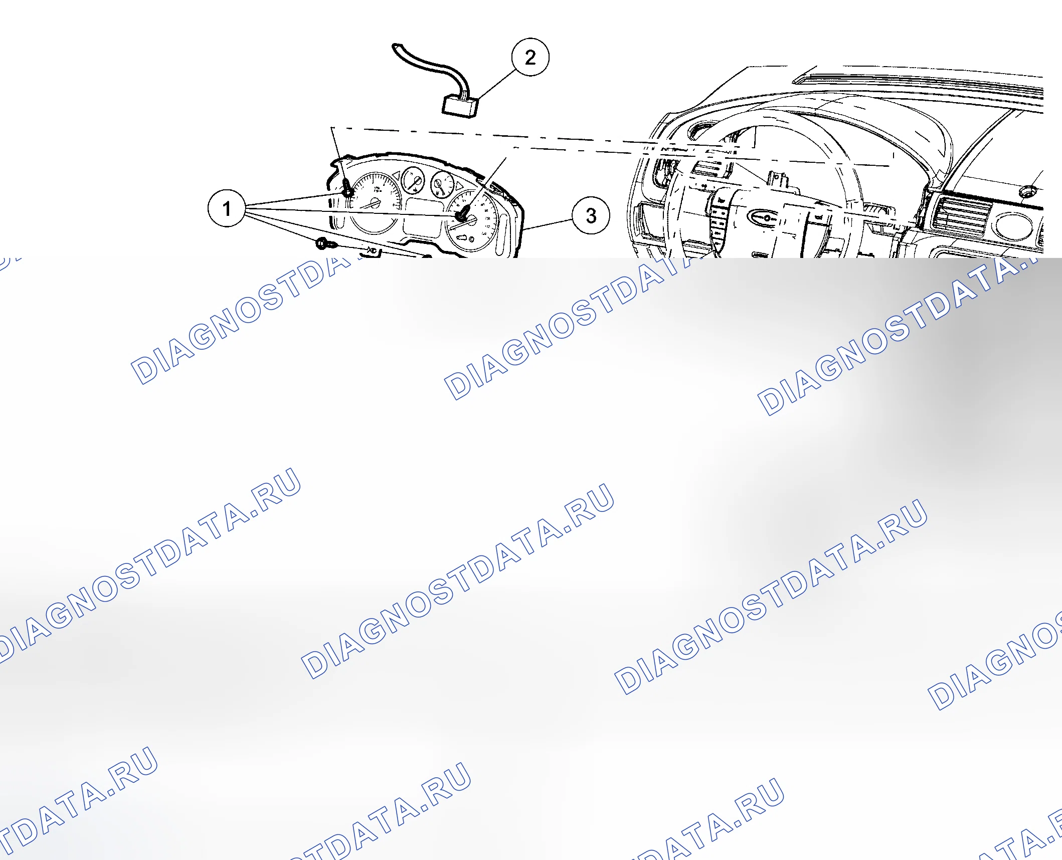 Рис. 12: Демонтаж и монтаж. Ford Five Hundred I