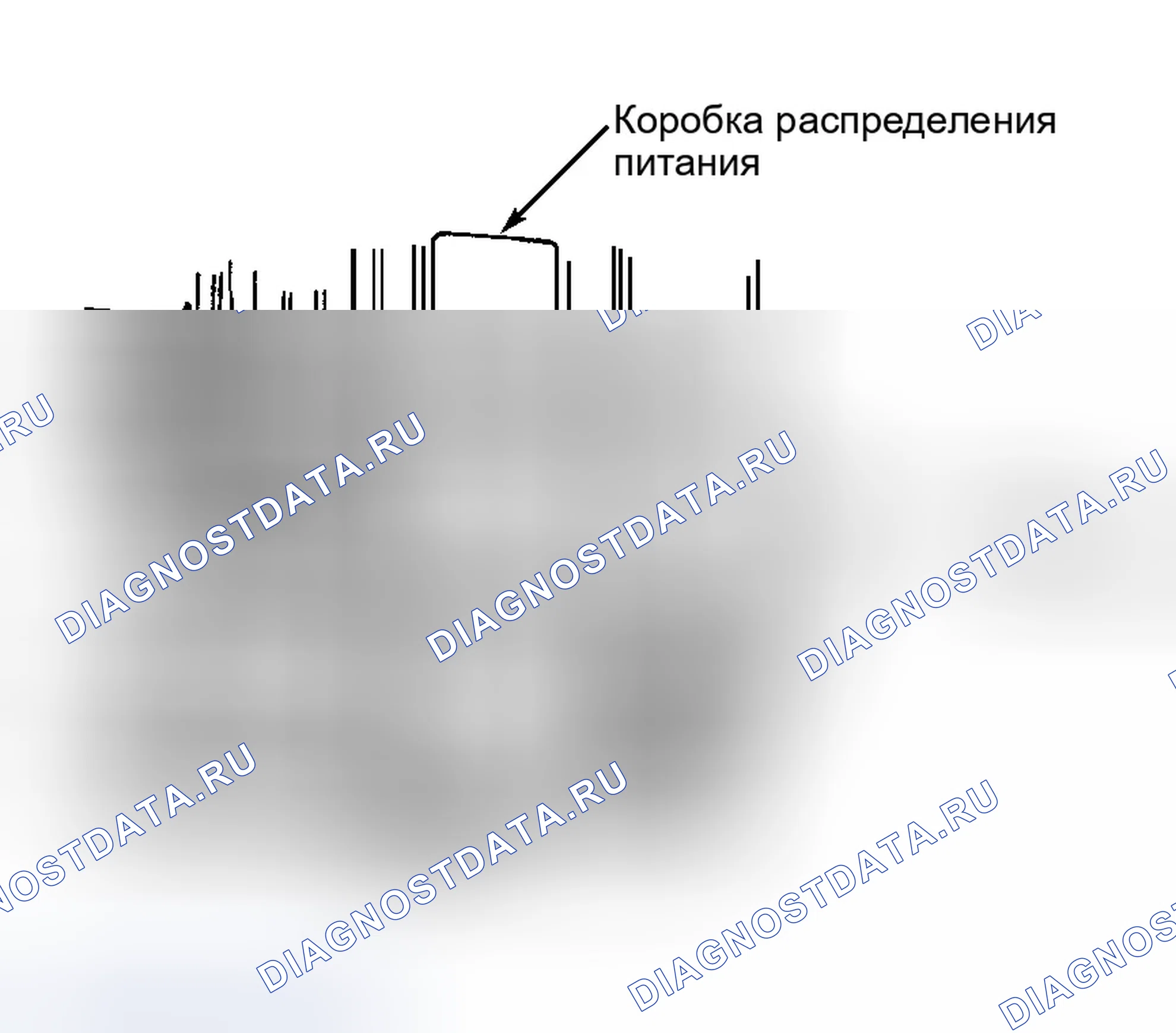 Рис. 2: Подключение провода перемычки к релейному соединителю отсечного клапана подачи топлива (Econoline). Ford Expedition I