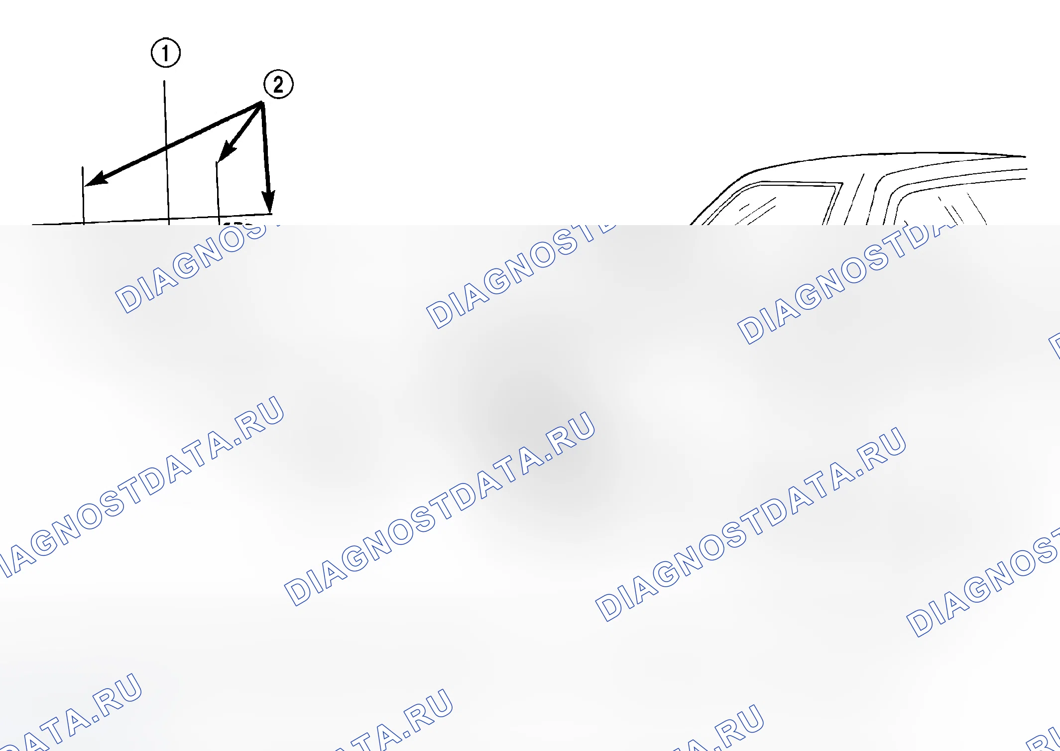 Рис. 5: ПОДГОТОВКА ЭКРАНА ЮСТИРОВКИ ЛАМП. Dodge Pickup R3500 