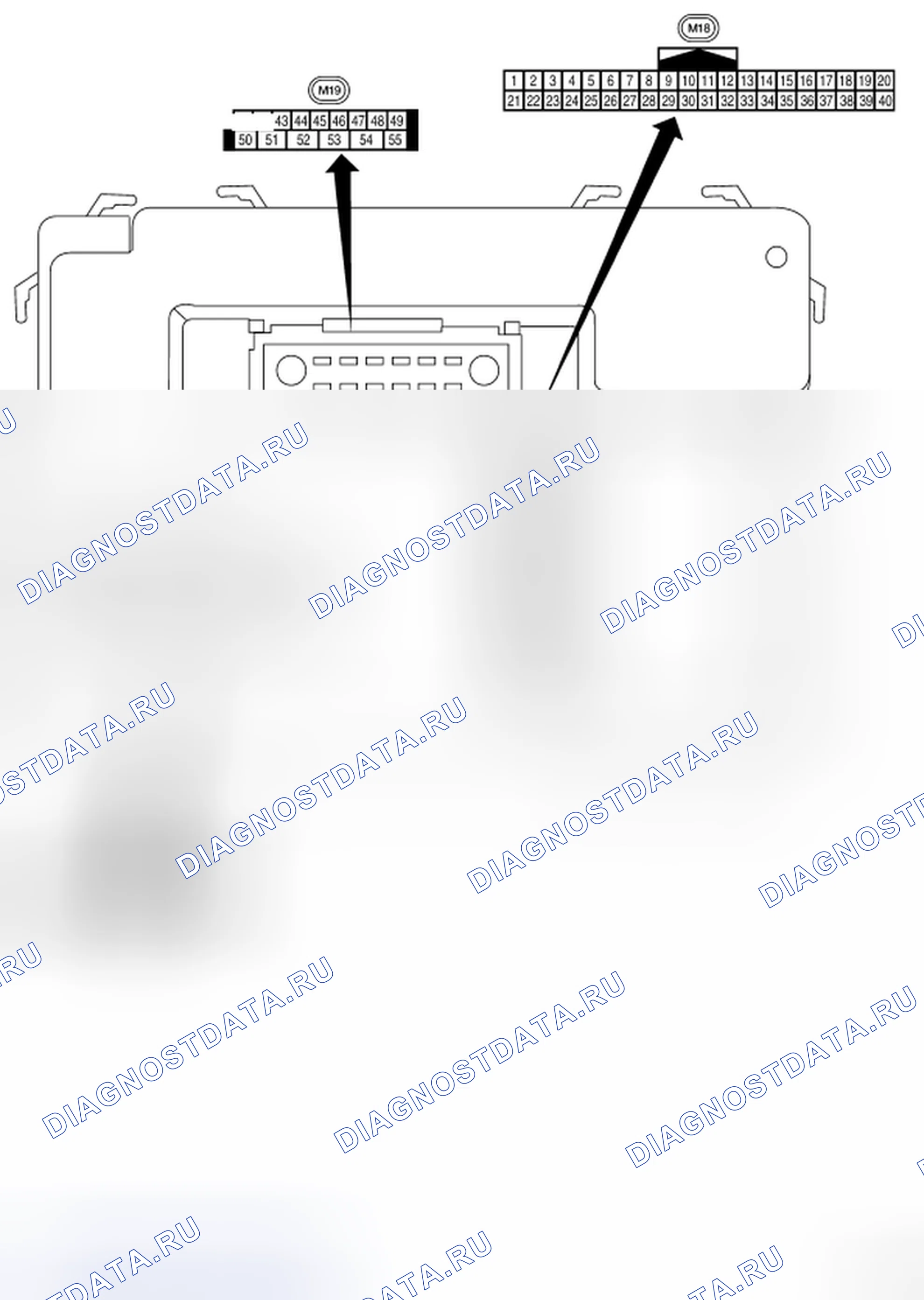 Рис. 52: Компоновка терминала. Nissan Pathfinder III рестайлинг