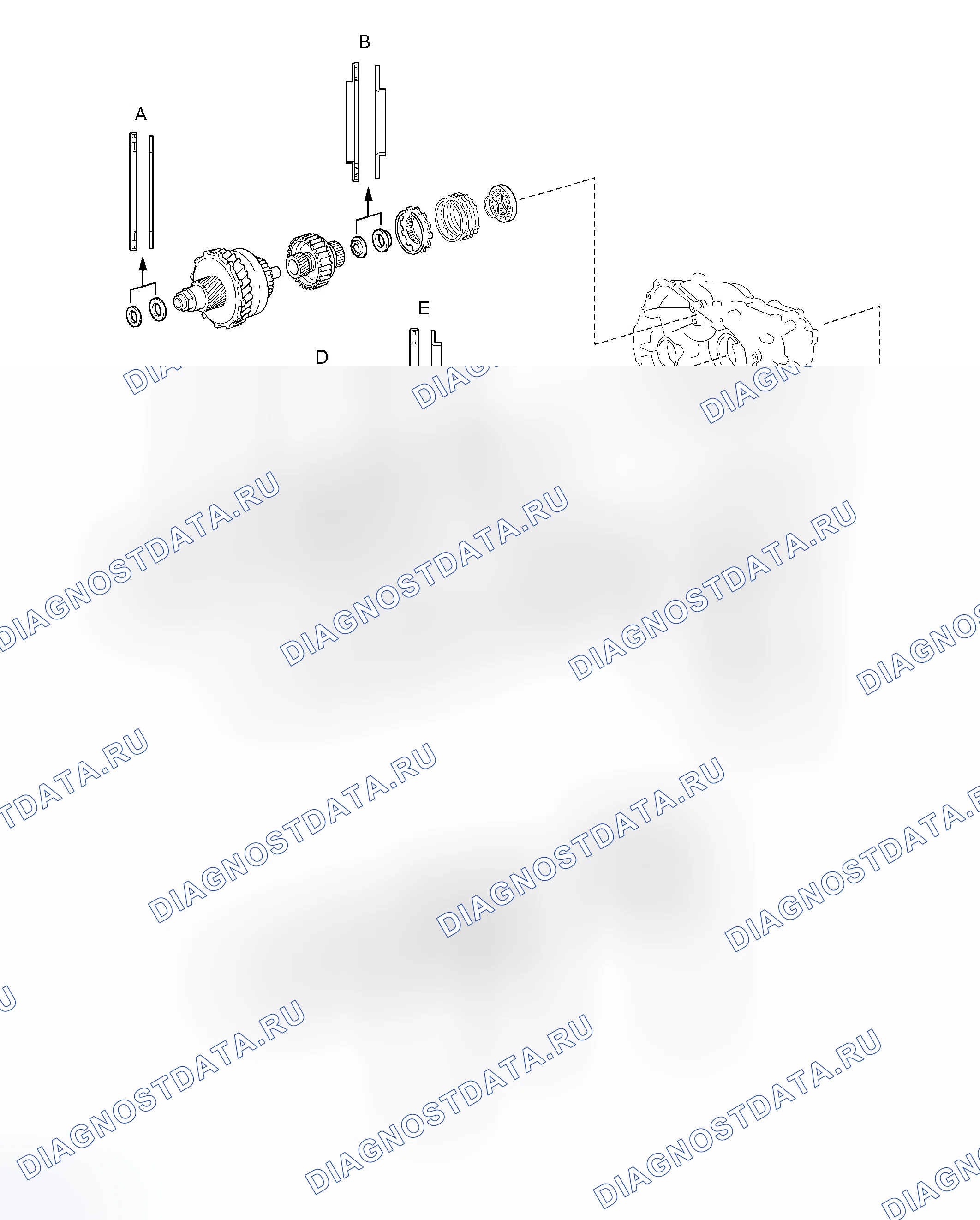 Рис. 277: ПОВТОРНАЯ СБОРКА. Toyota RAV4 III