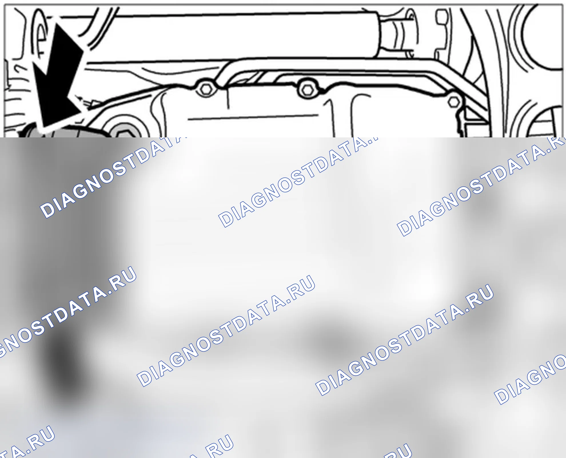 Рис. 11: Проверка ATF. Porsche Cayenne Turbo I рестайлинг