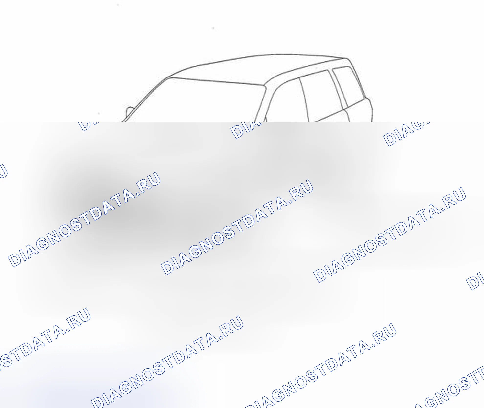Рис. 2: Индекс расположения компонентов. Honda Pilot I рестайлинг