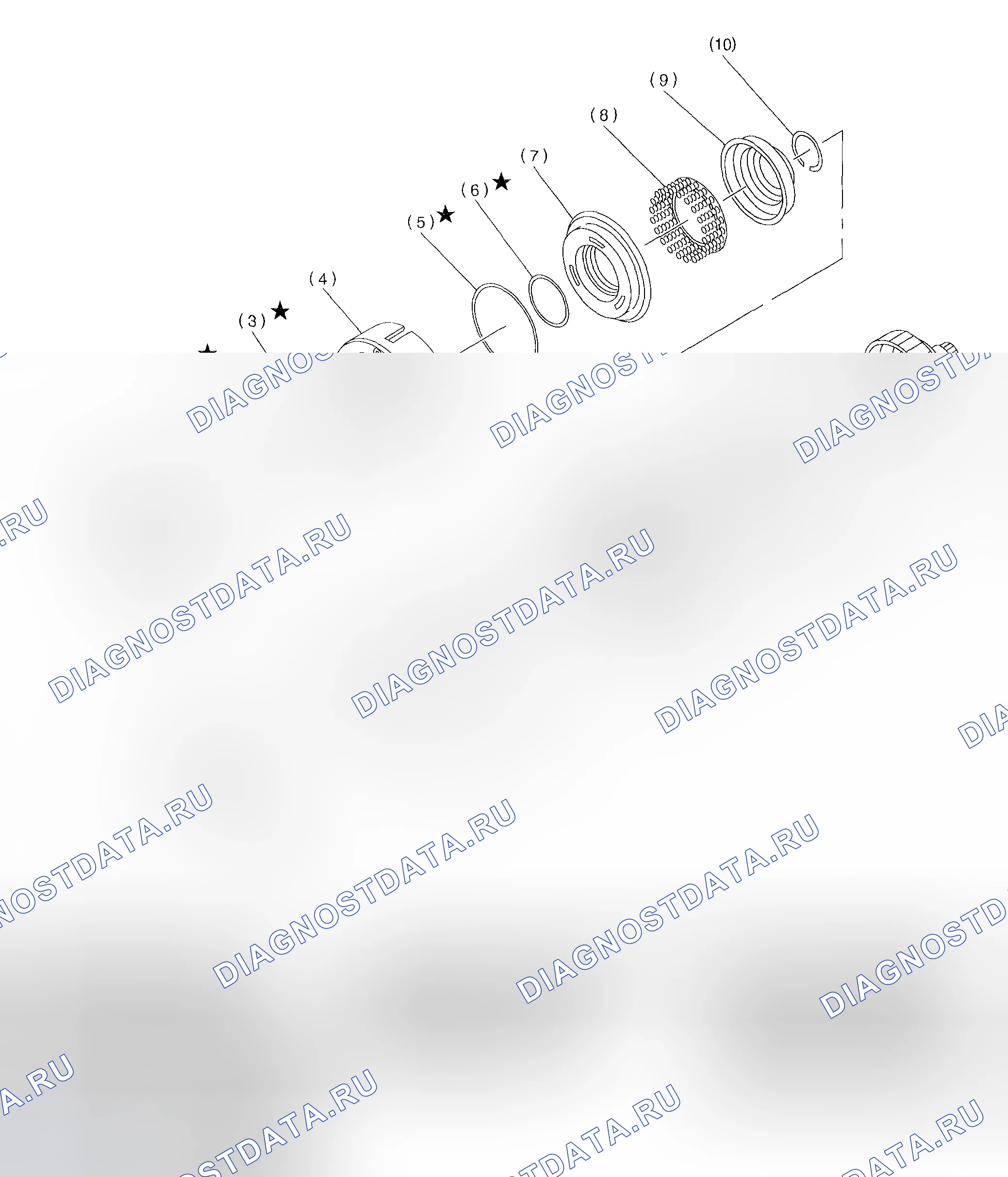 Рис. 111: СЦЕПЛЕНИЕ ВЫСОКОГО И ЗАДНЕГО ХОДА. Subaru Forester SG