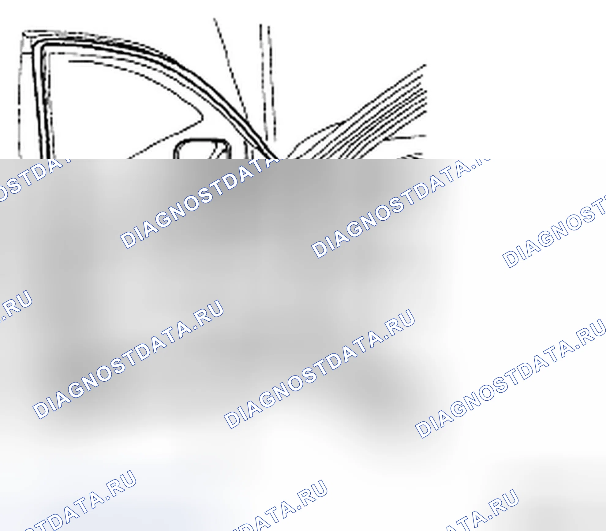 Рис. 50: ЗАМЕНА ПОГОДОЗАЩИТЫ ДВЕРИ. Hyundai Azera I