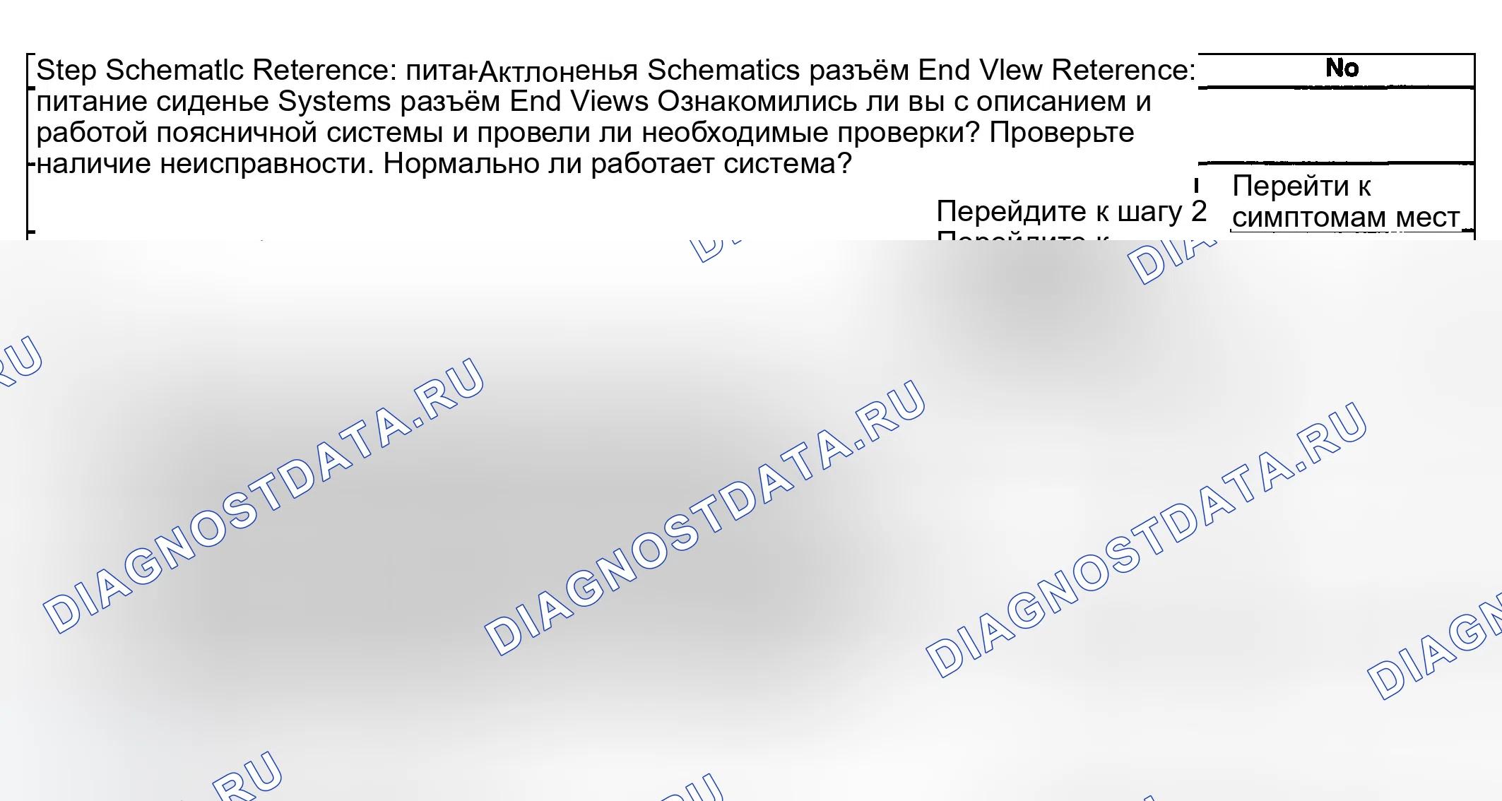 Рис. 92: Поясничный суппорт в нерабочем состоянии (память W / O). GMC Sierra 1500 HD 