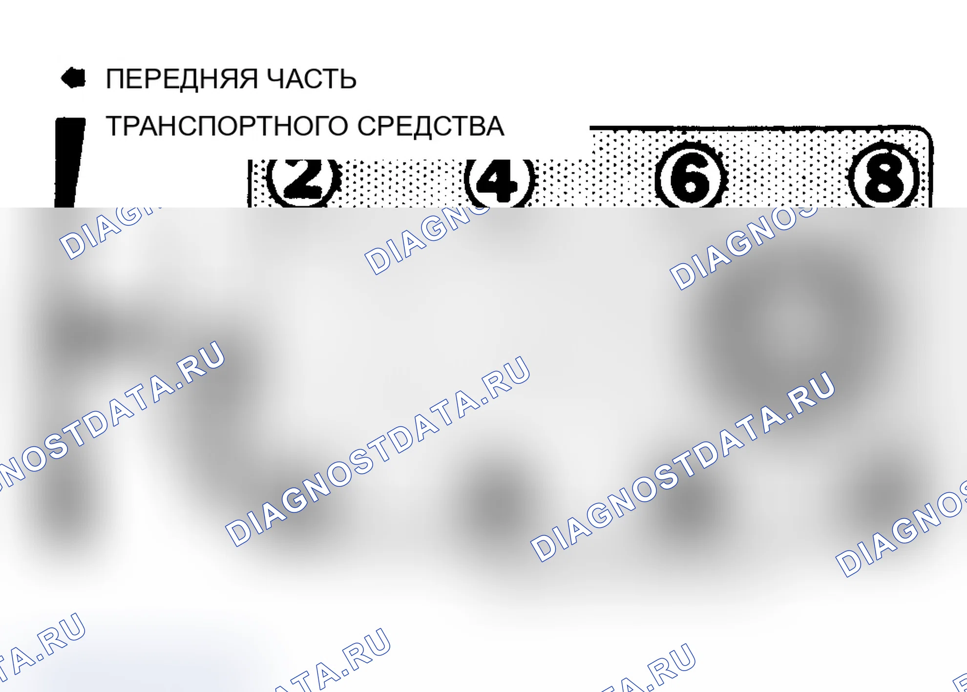 Рис. 3: 5.0L (VIN E&F) и 5.7L порядок работы цилиндров и метки времени. Cadillac Brougham I