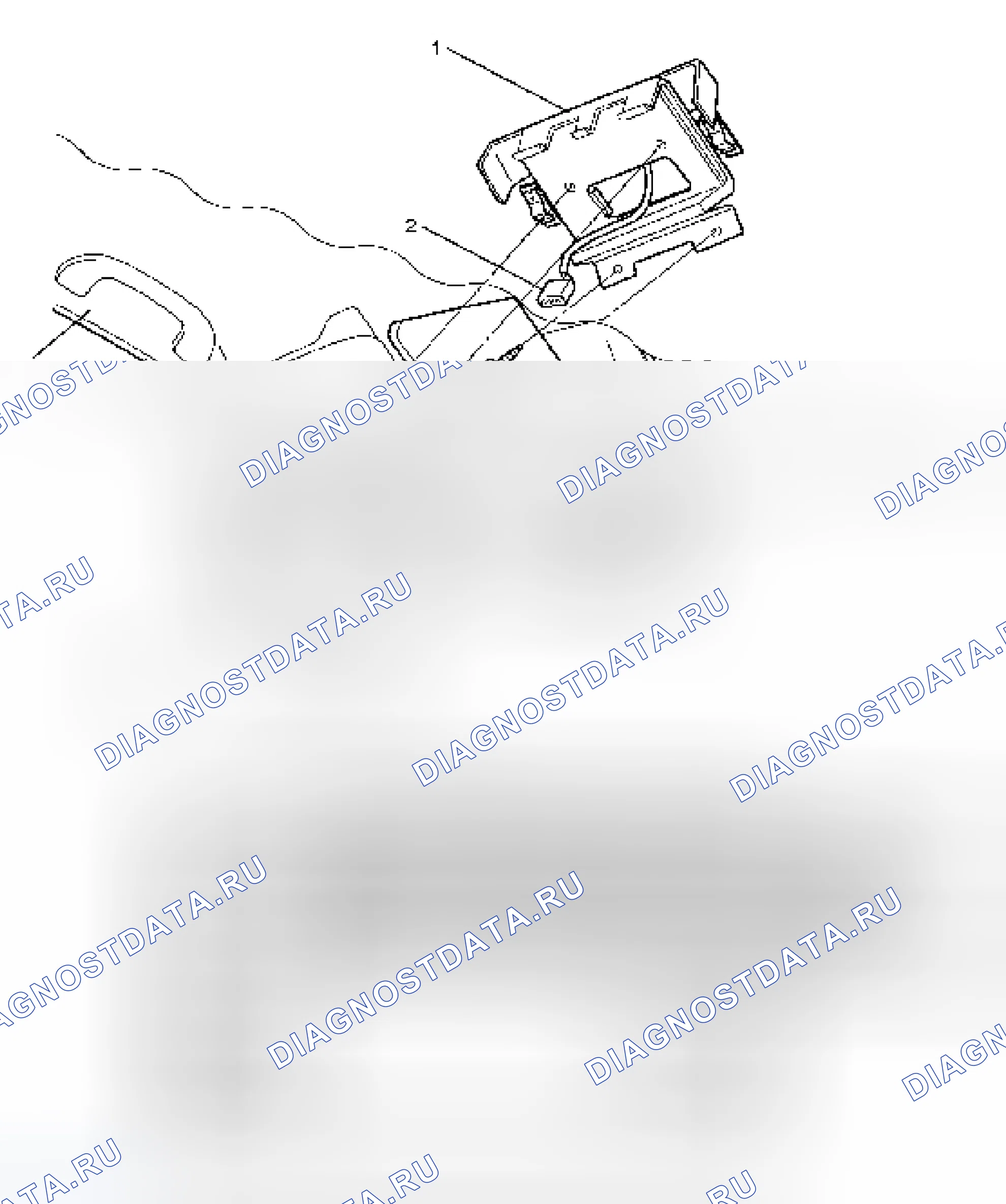 Рис. 26: РАСПОЛОЖЕНИЕ ДЕТАЛЕЙ (БЕЗ ЛЮКА). Isuzu Axiom I