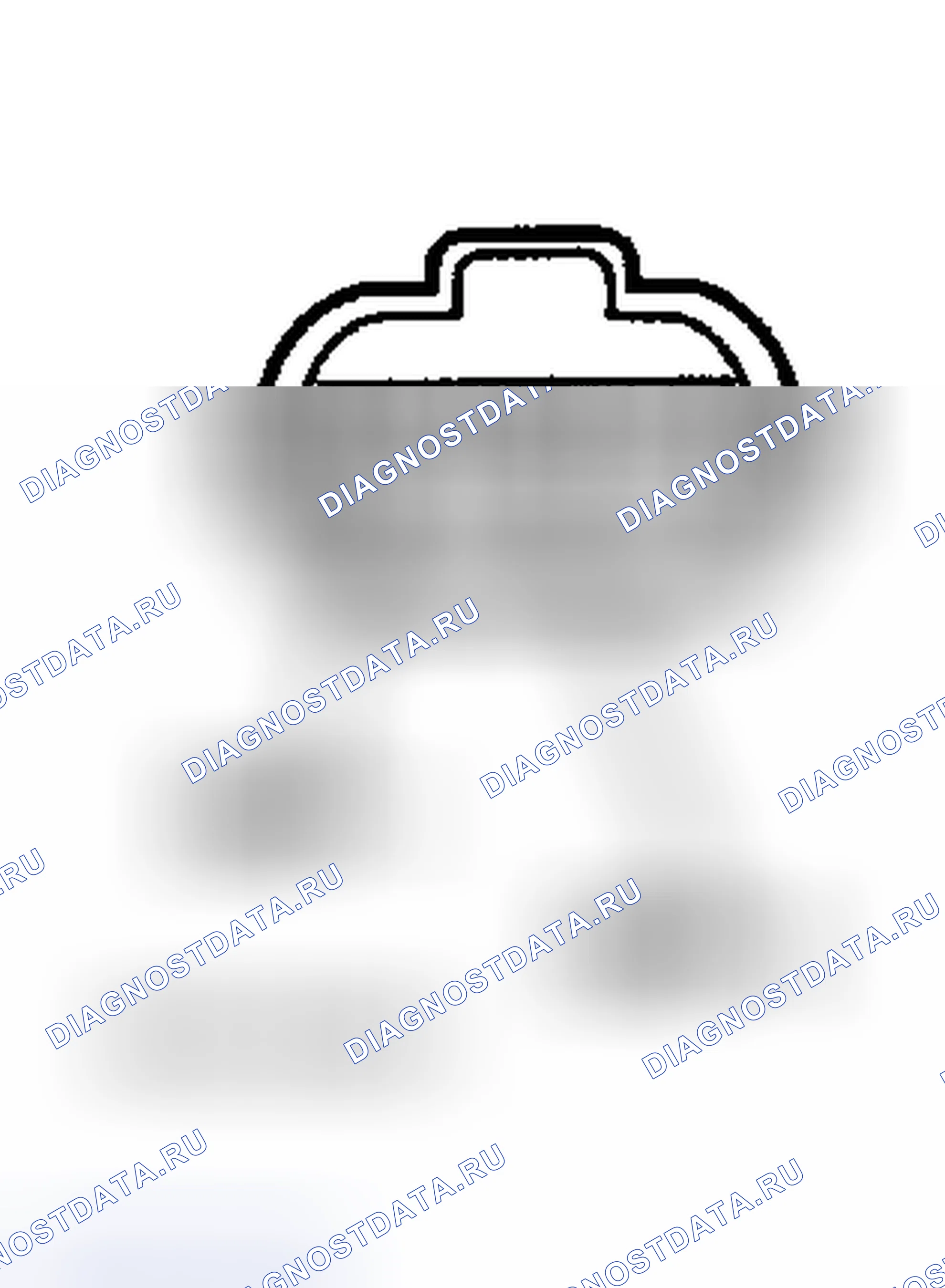 Рис. 137: Разъем жгута датчика Ckp. Hyundai Porter III