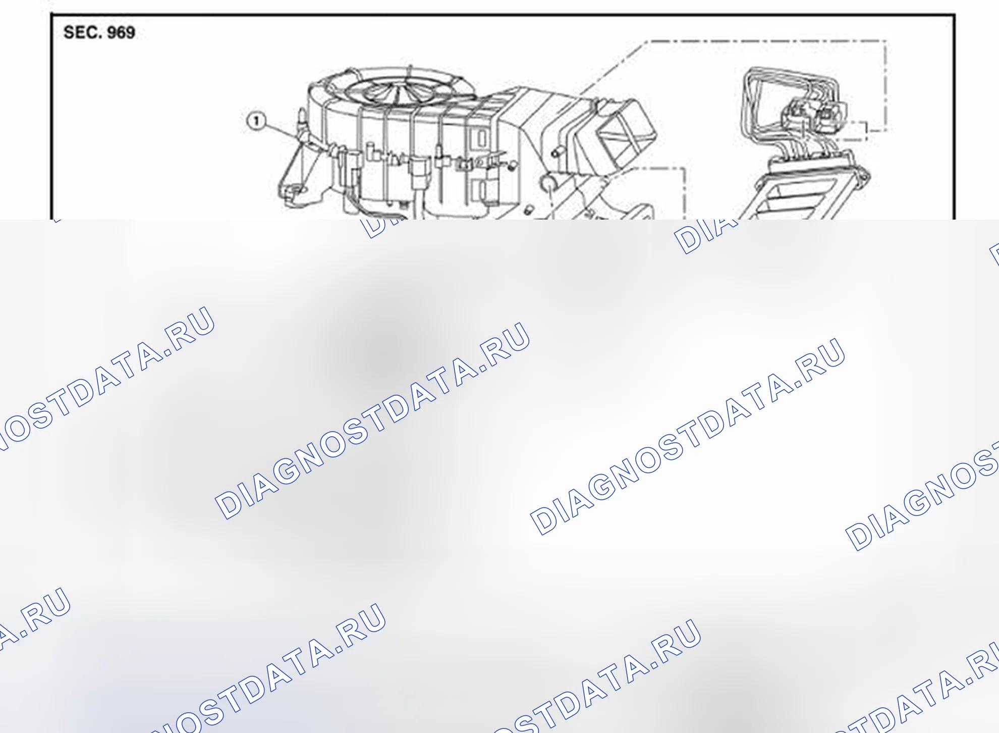 Рис. 35: Разнесенный вид. Nissan Pathfinder IV рестайлинг