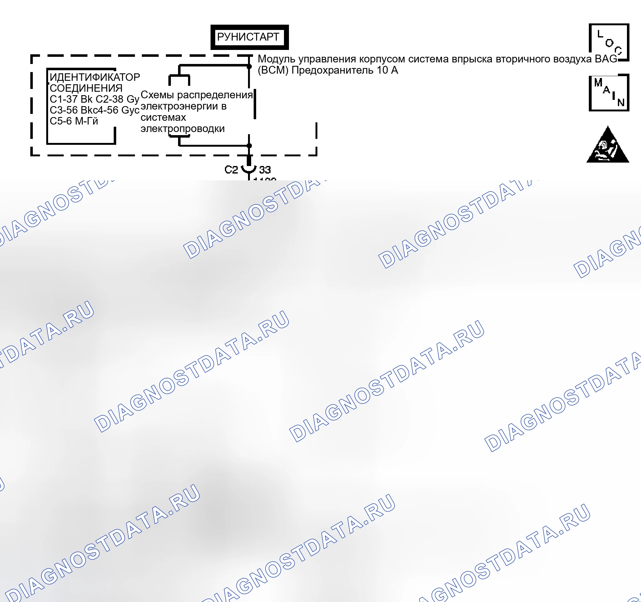 Рис. 17: расшифровка кода ошибки B0064, хтагх1 или хтегх2 B0065 B0066. Kia Rio III