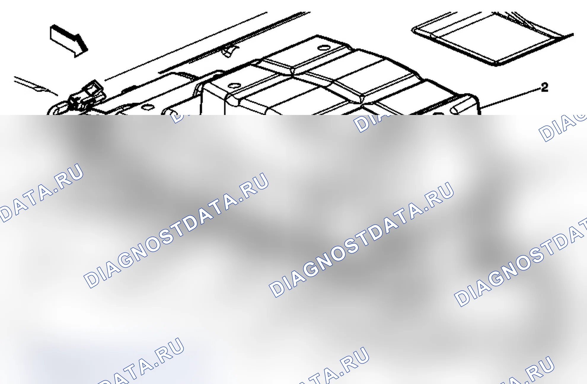 Рис. 38: Замена громкоговорителя консоли переднего этажа радиостанции. Chevrolet Tahoe III