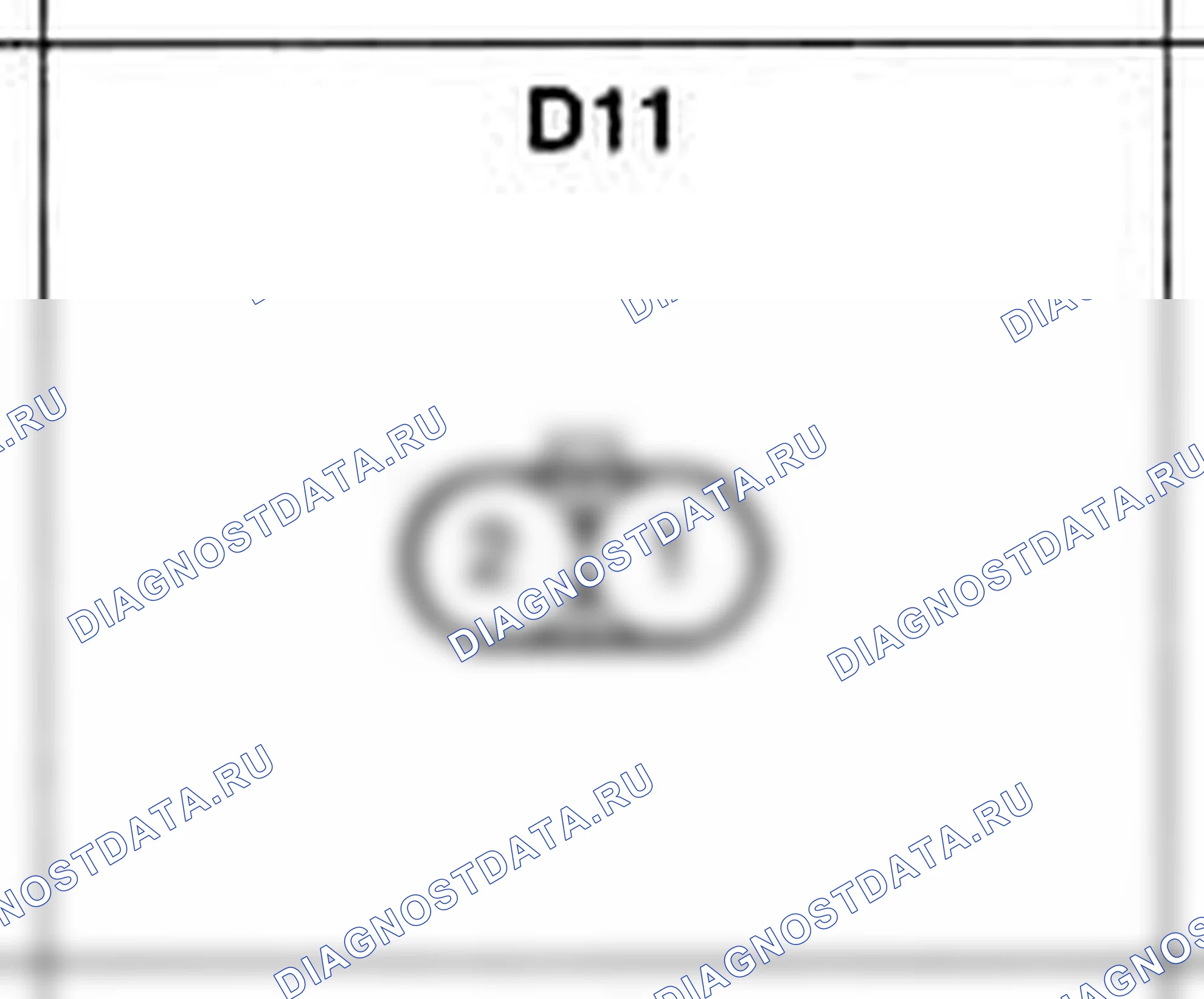 Распиновка разъёма D11 — дверного жгута. Hyundai Atos MX