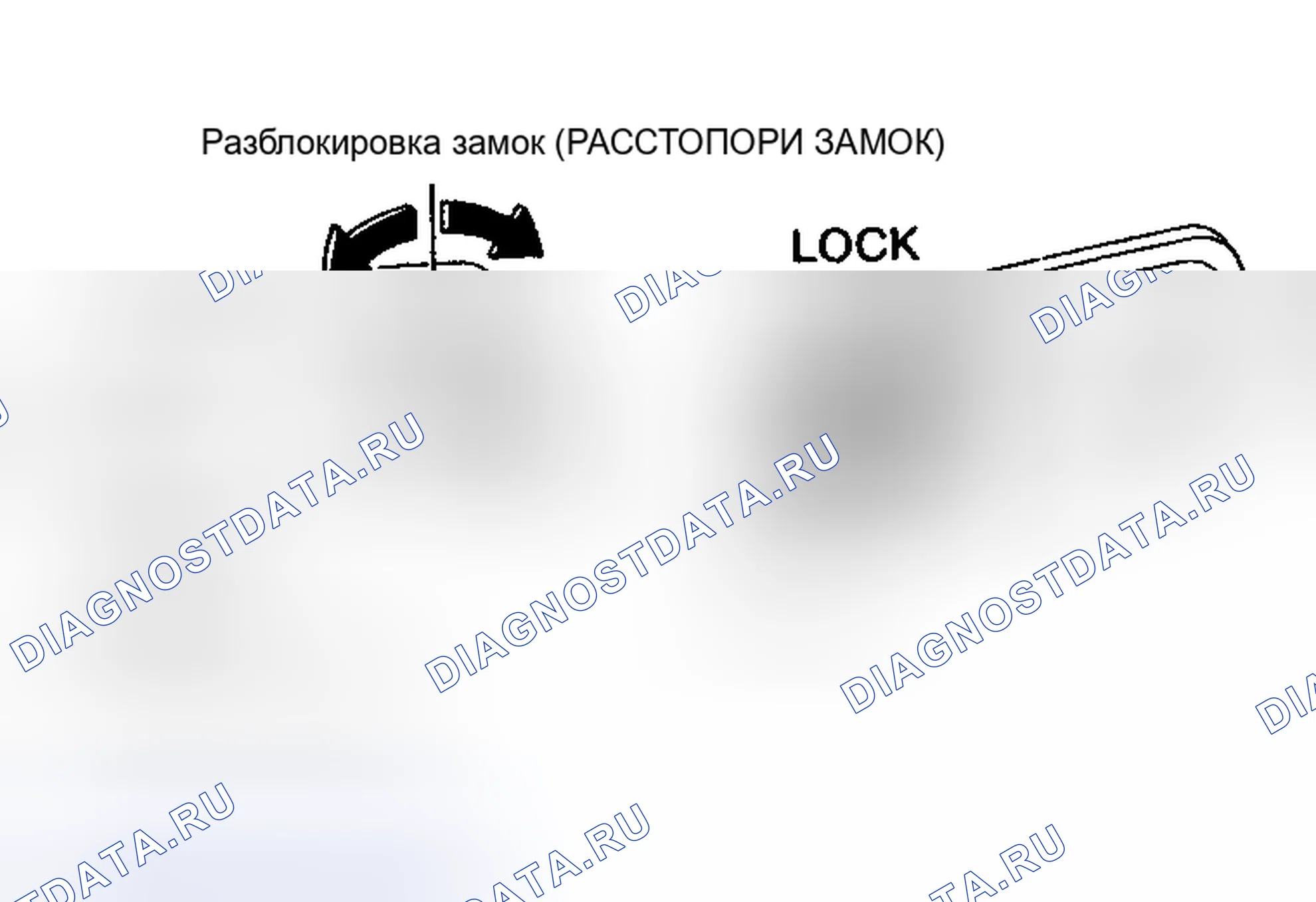 Рис. 1: БЛОКИРОВКА ДВЕРЦЫ ПИТАНИЯ. Mercedes-Benz CLS-класс C218/X218