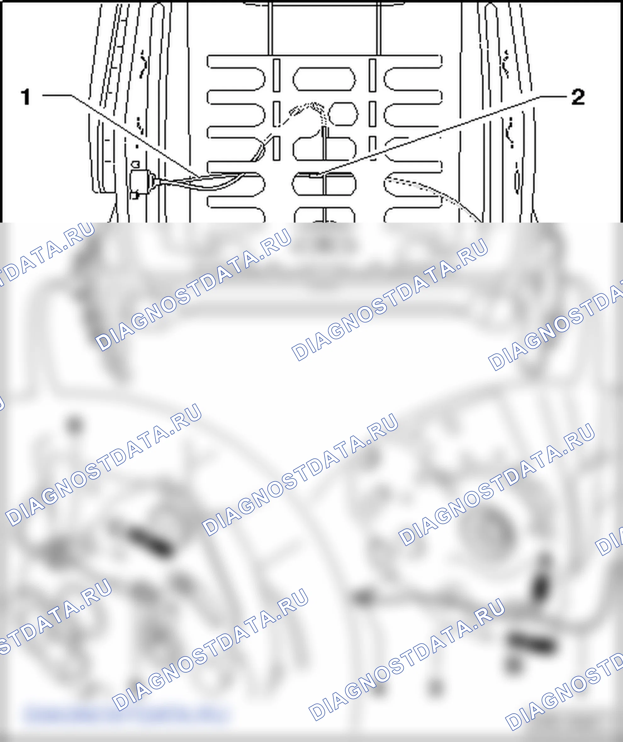 Передние сиденья. Volkswagen Touran I