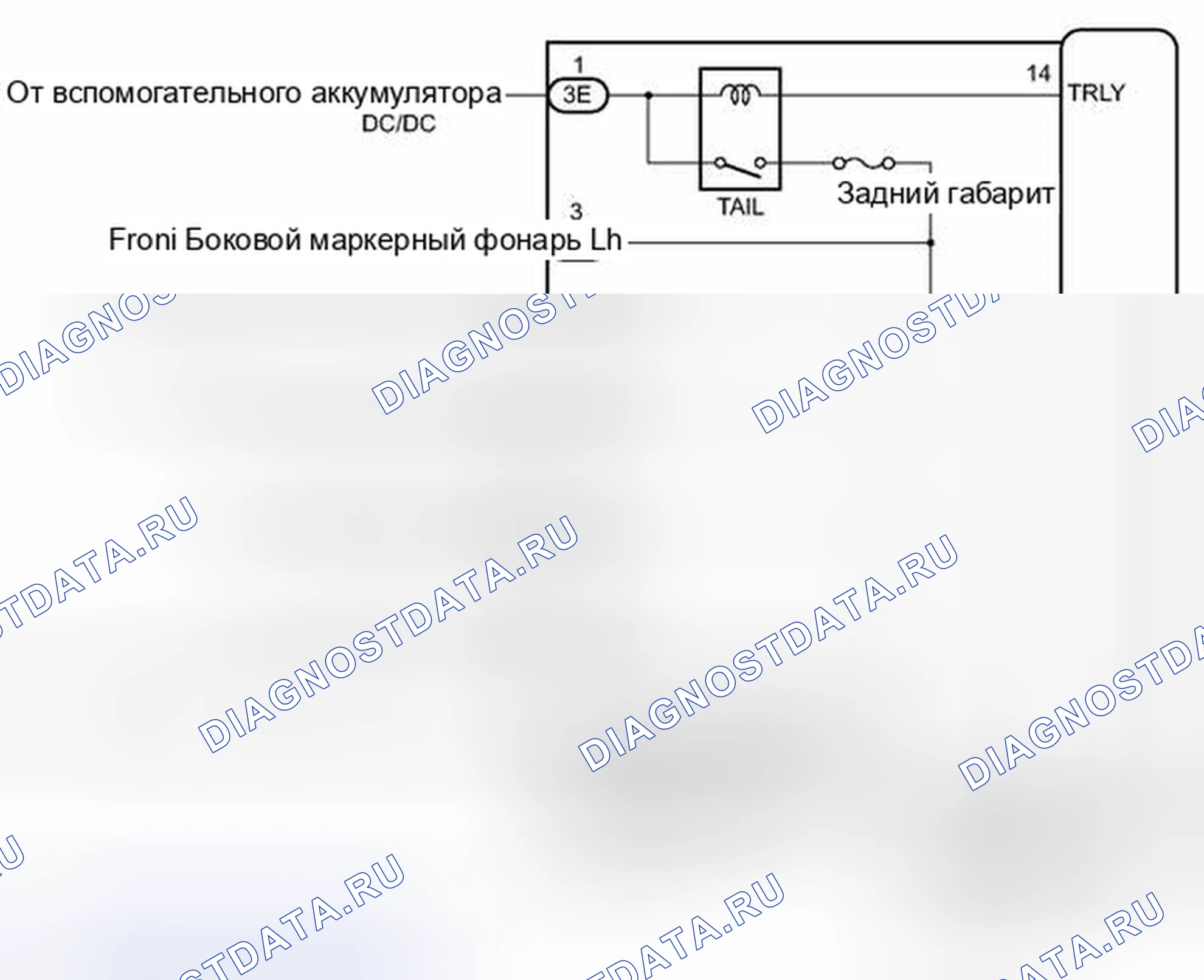 Рис. 171: электросхема. Toyota Avalon XX40