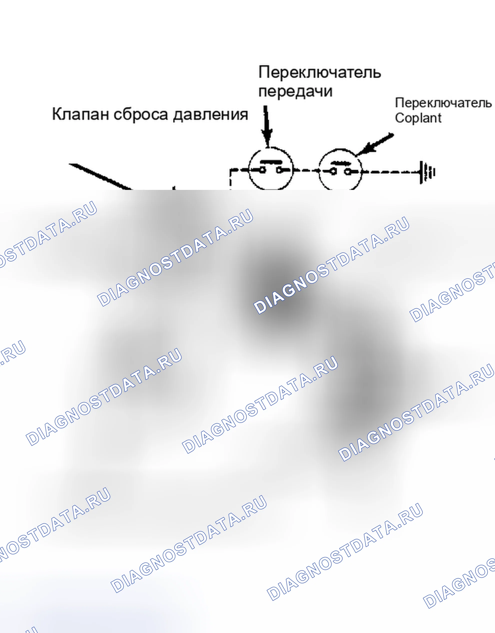 Рис. 3: Компоненты системы рециркуляция отработавших газов. Renault Fuego I
