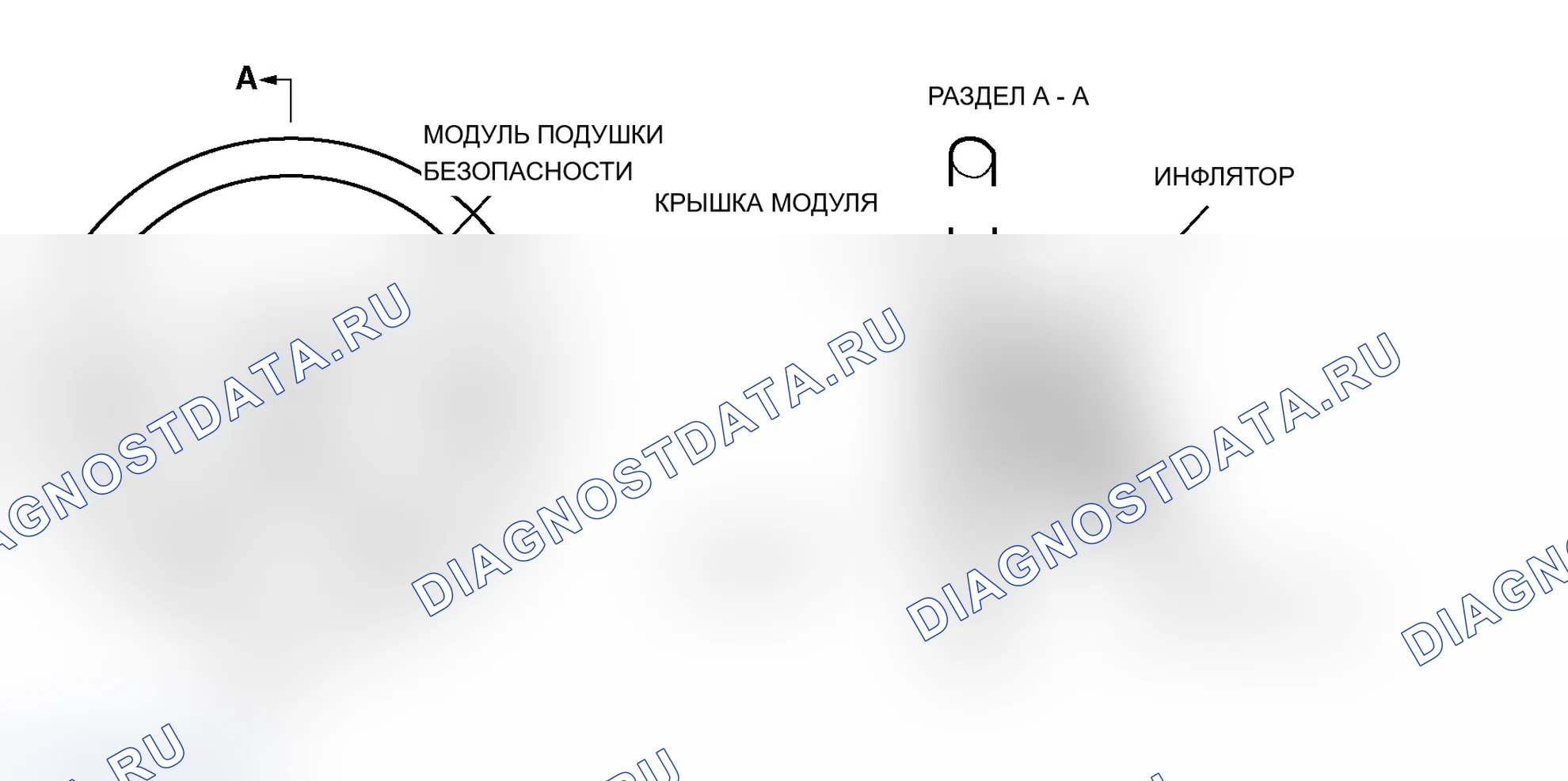 Рис. 8: МОДУЛЬ ПОДУШКИ БЕЗОПАСНОСТИ СО СТОРОНЫ ВОДИТЕЛЯ. Mitsubishi Lancer Evolution IX