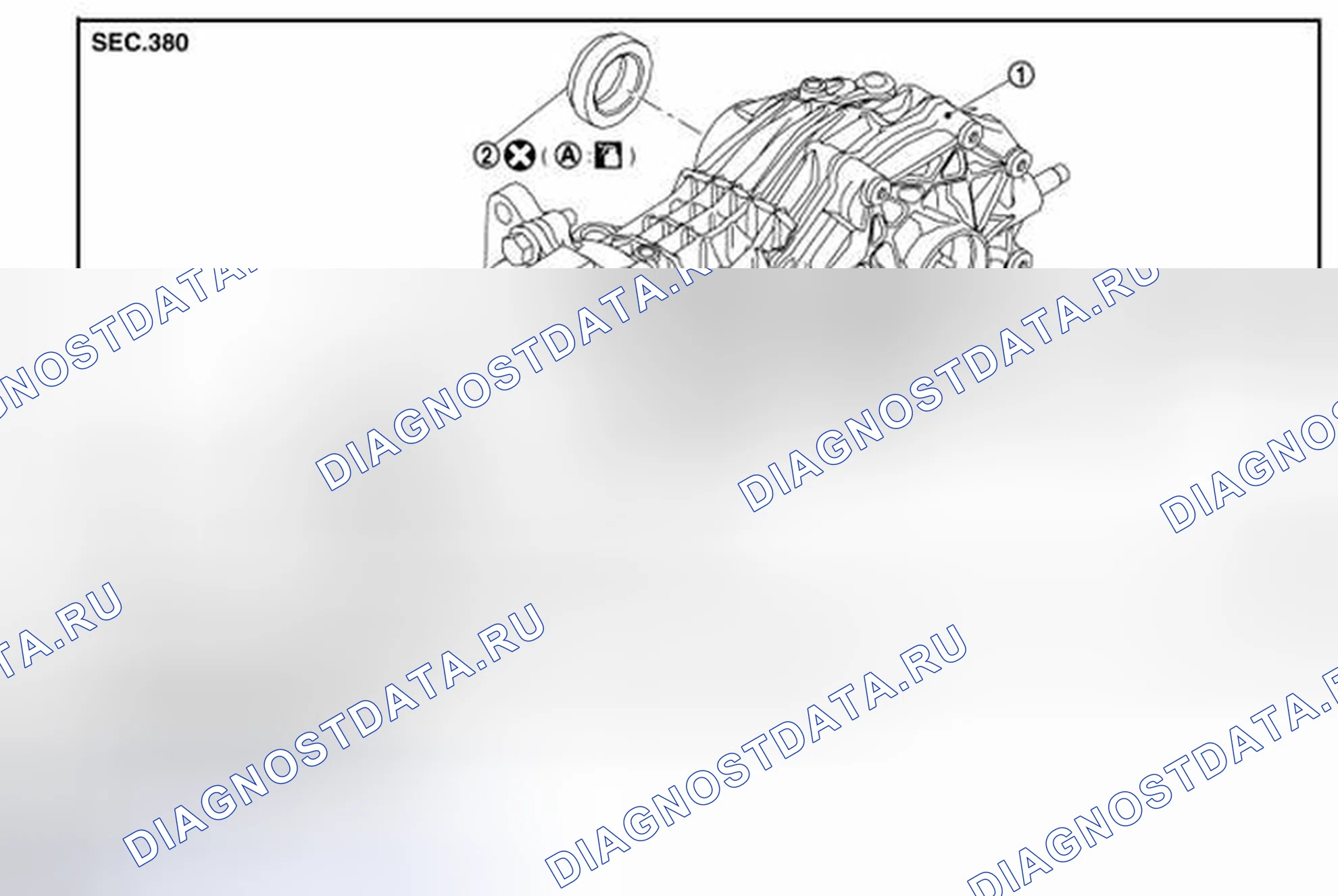 Рис. 79: Разнесенный вид. Nissan Pathfinder IV рестайлинг