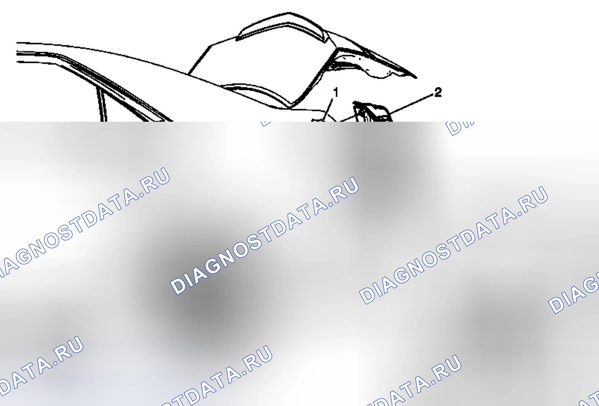 Рис. 30: Замена задней лампы (седан, V-Series). Cadillac CTS II