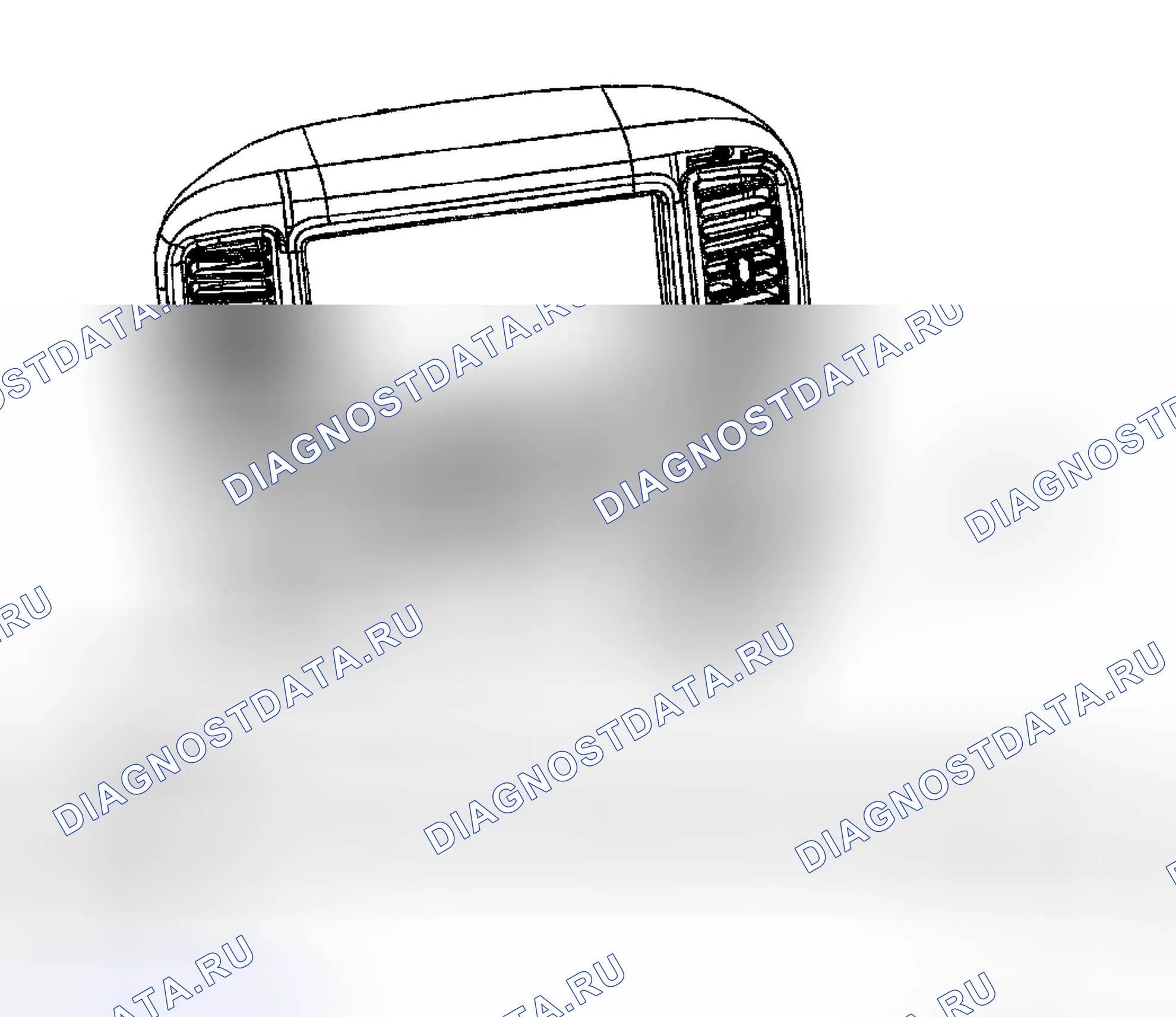 Рис. 23: Переключатель помощи при парковке. Hyundai Matrix I