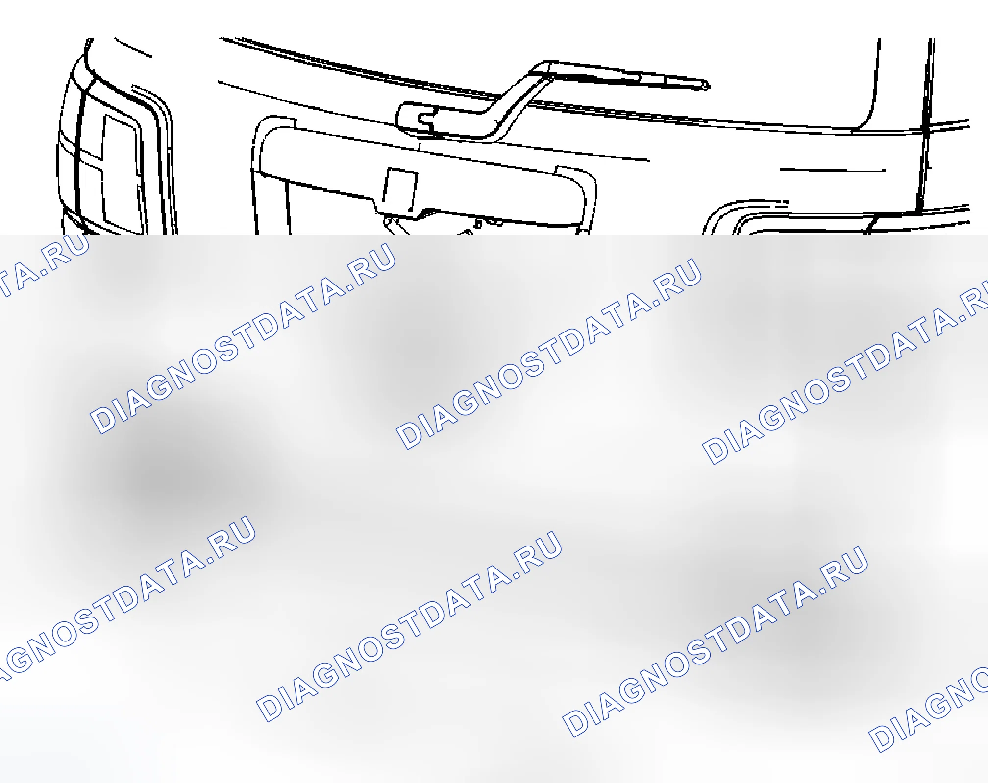 Рис. 30: Замена эмблемы / шильдика дверь багажника (OUTLOOK Xr). Chevrolet Traverse I