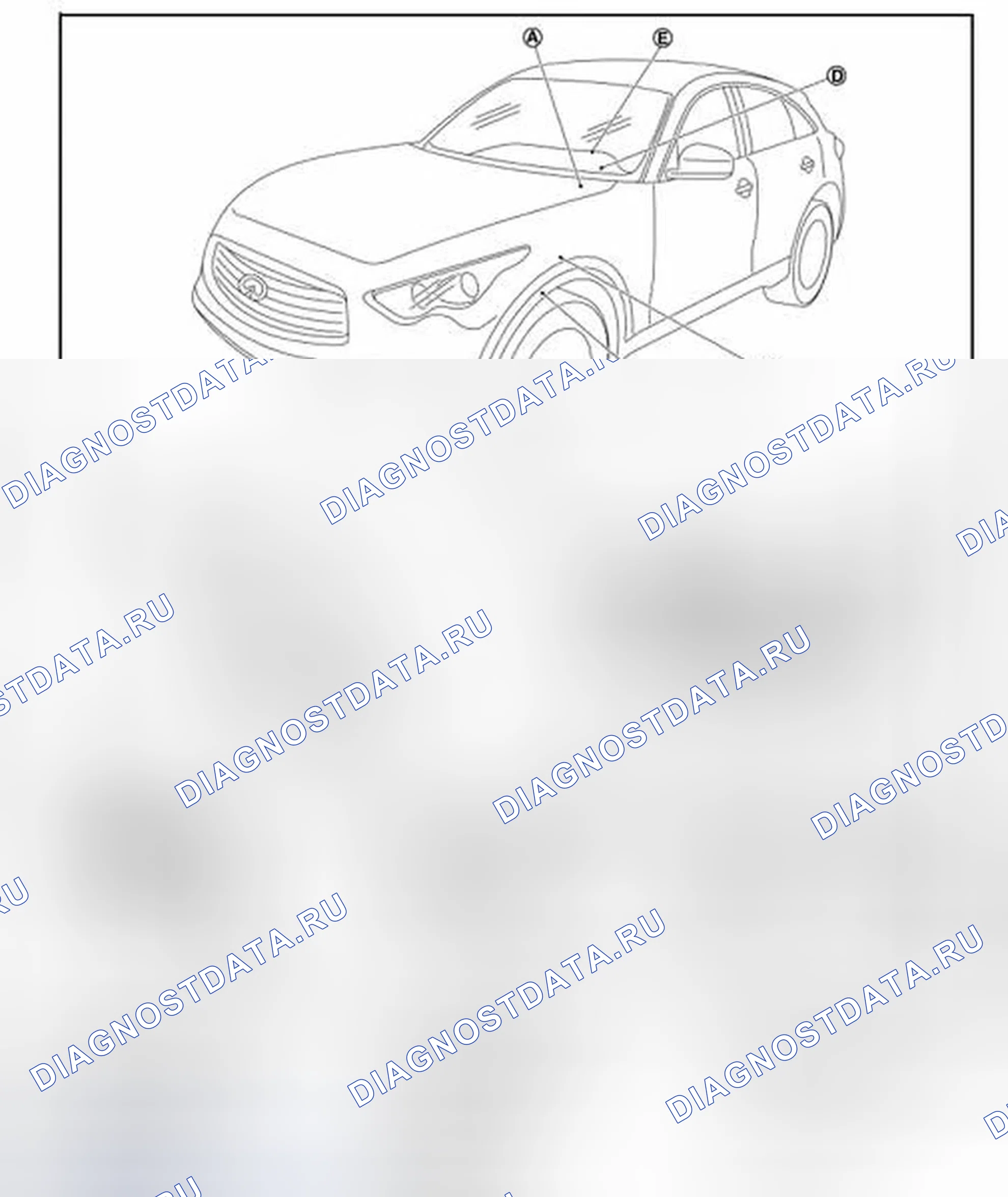 Рис. 226. Infiniti FX50 II рестайлинг