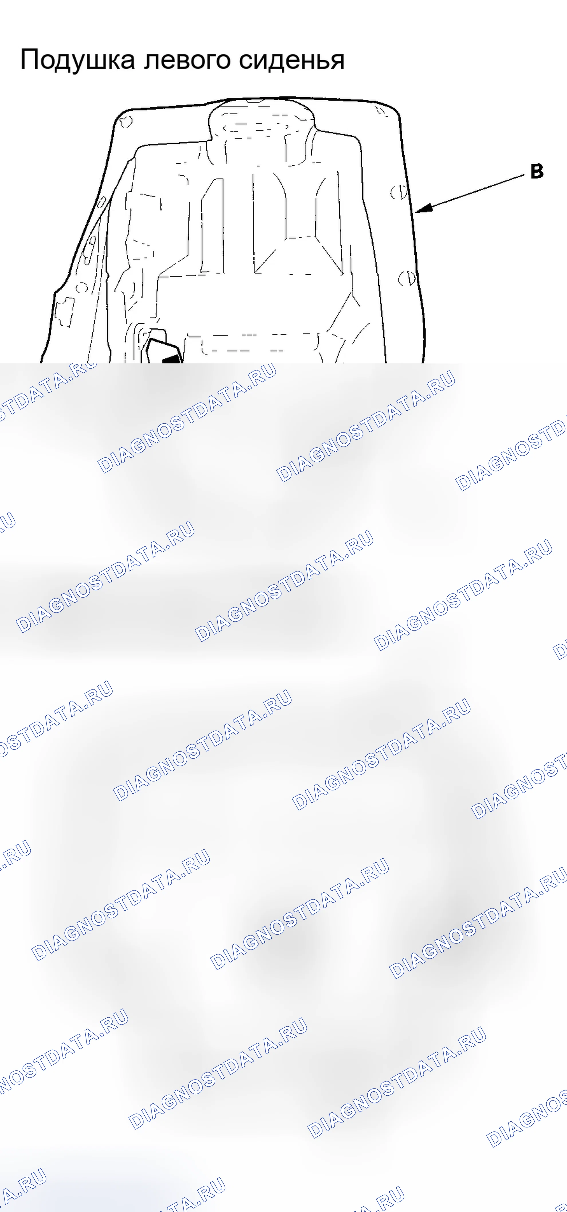 Рис. 97: Покрытие подушки сиденья. Honda Odyssey I