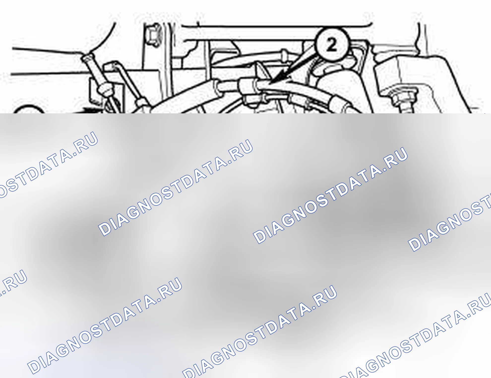 Рис. 107: ШЛАНГ ПЕРЕДНЕГО ТОРМОЗА. RAM Cab & Chassis 3500 HD I