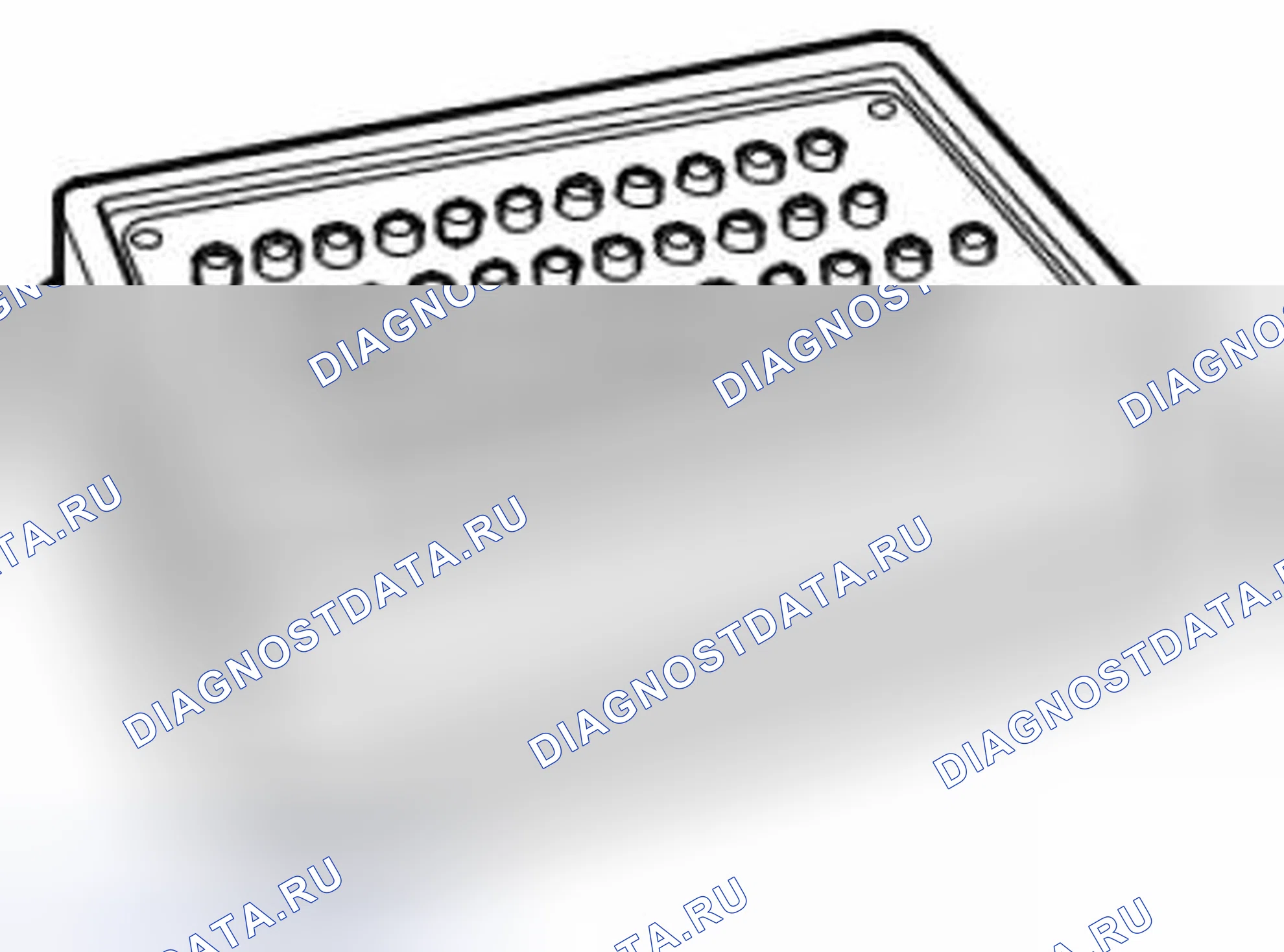 Рис. 365: 86 12 202 break-out box (тестер-адаптер), 120-контактный. Kia Optima II