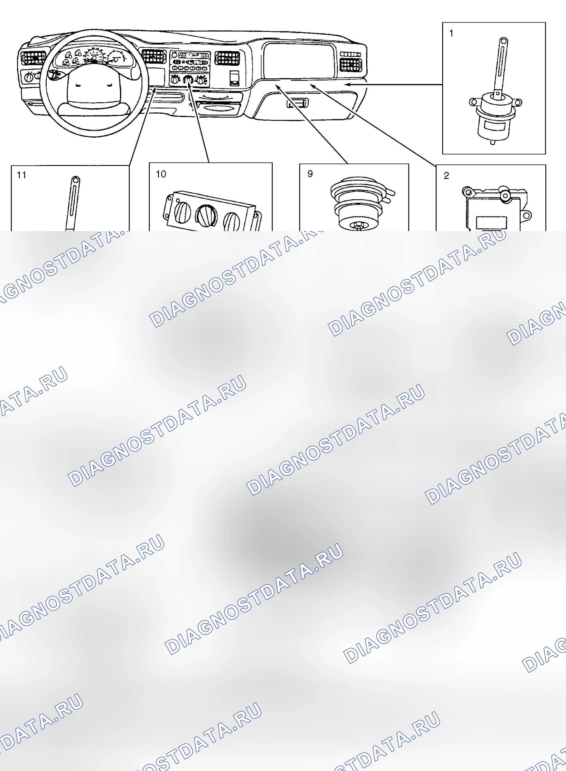 Рис. 6: ВЫКЛЮЧАТЕЛЬ ВЫСОКОГО ДАВЛЕНИЯ A / C. Ford Pickup F250 Super Duty 