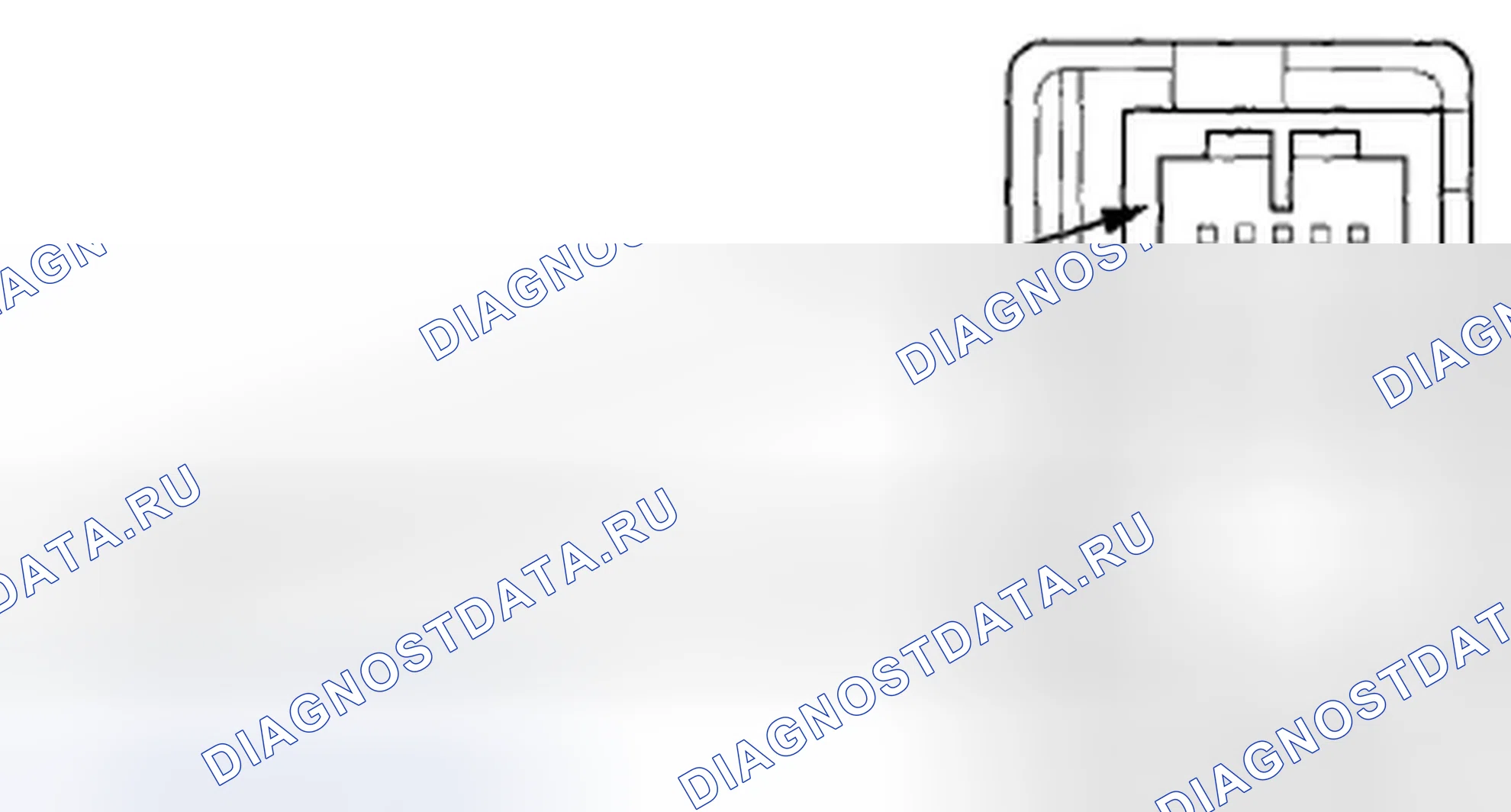 Рис. 51: Держатель адаптера USB / вспомогательный разъем в сборе. Honda Accord VIII