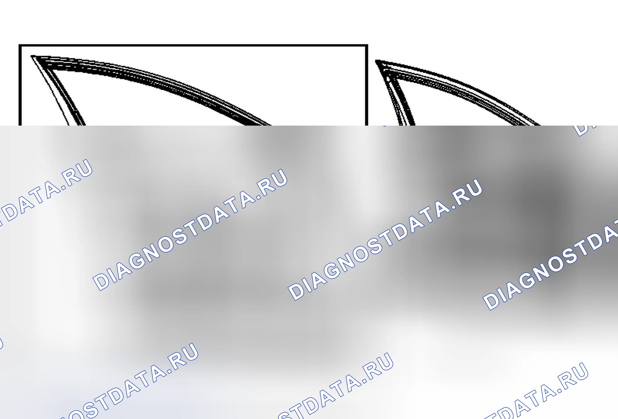 Рис. 6: Замена двигателя регулятора окна передней стороны двери. Chevrolet Captiva I рестайлинг 2